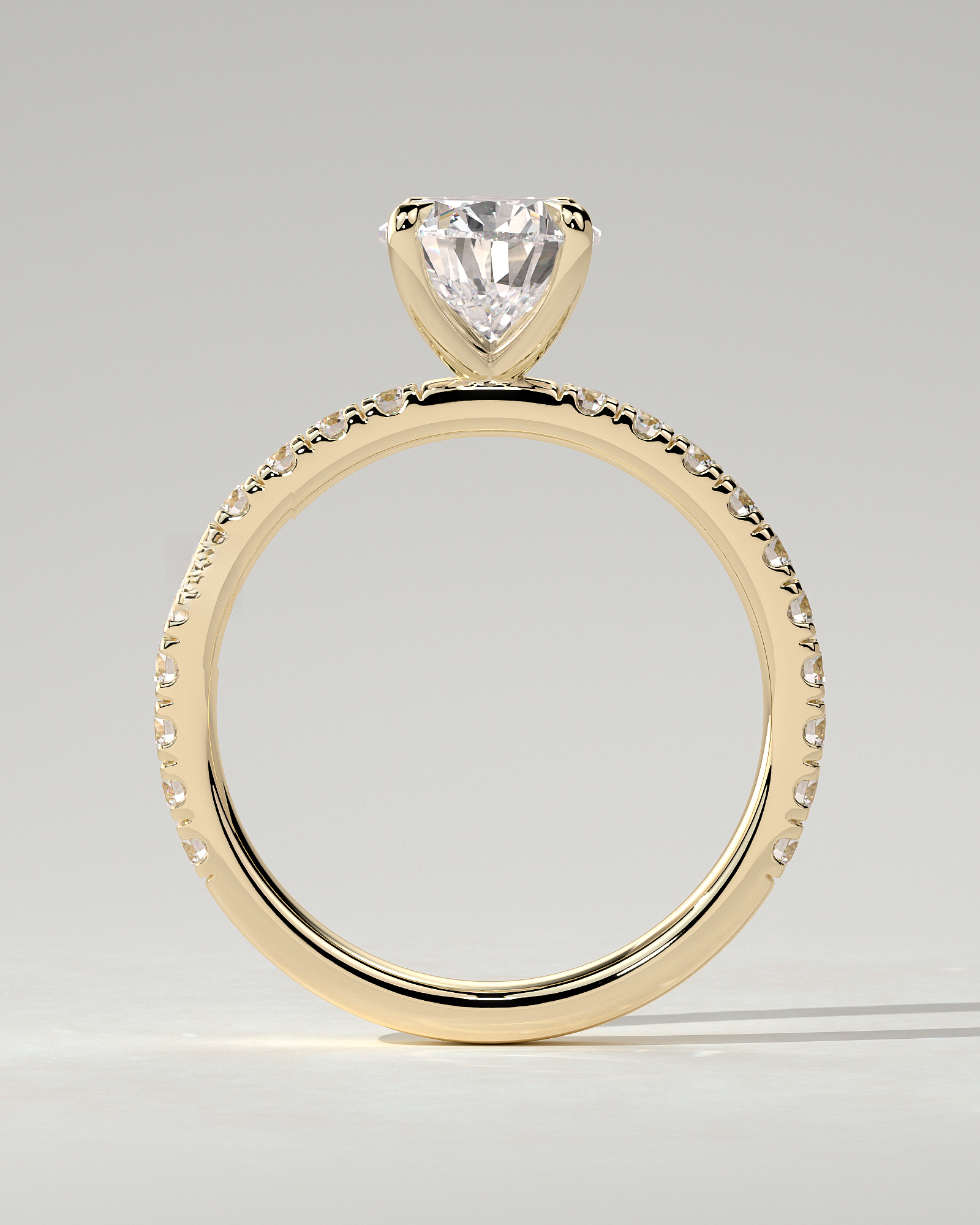 Brynlee Solitaire Pear Ring