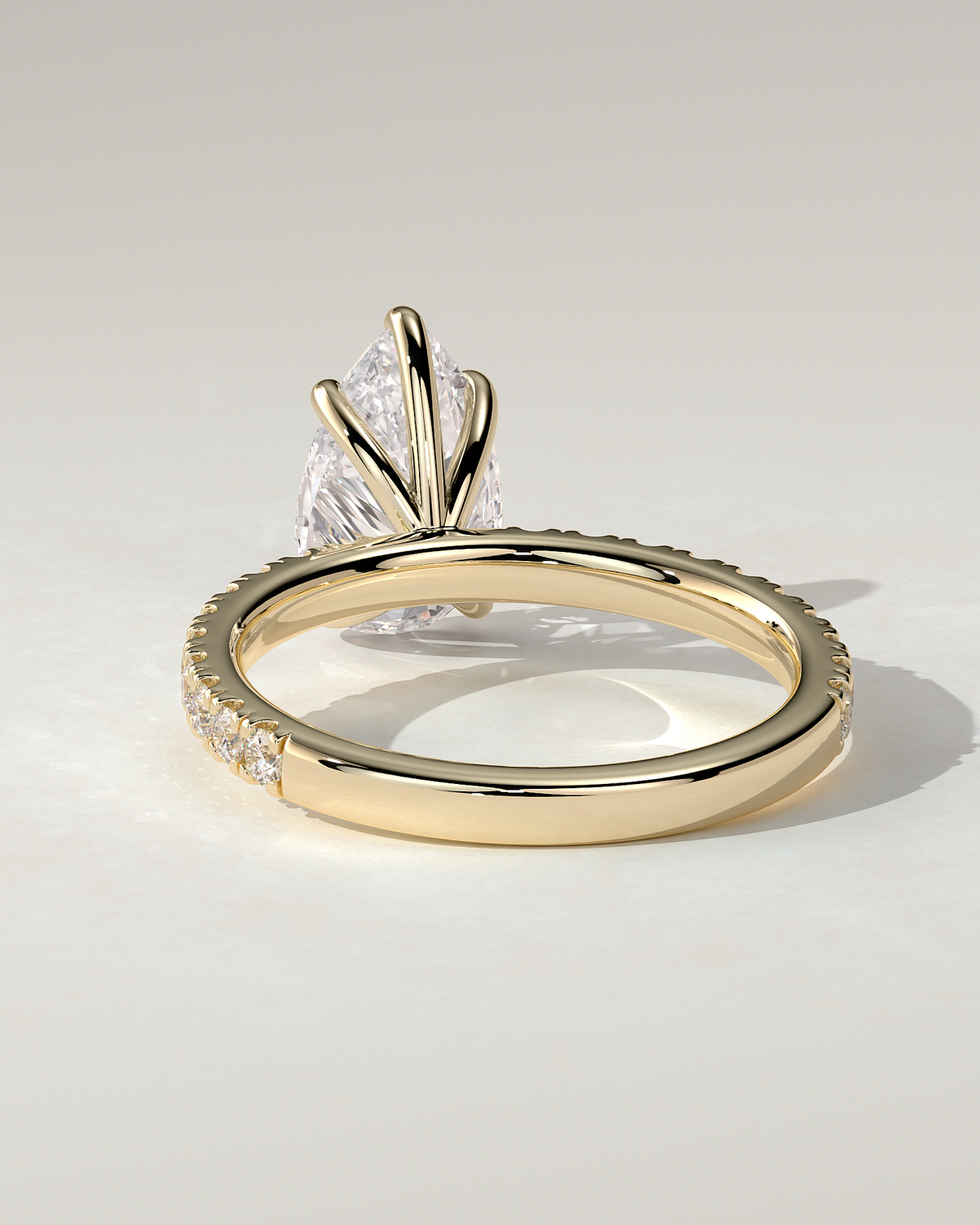 Brynlee Solitaire Pear Ring