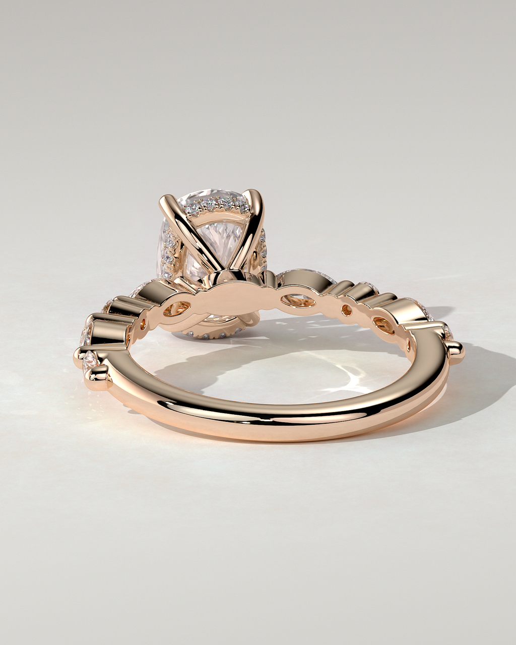 Cali Solitaire Cushion Ring