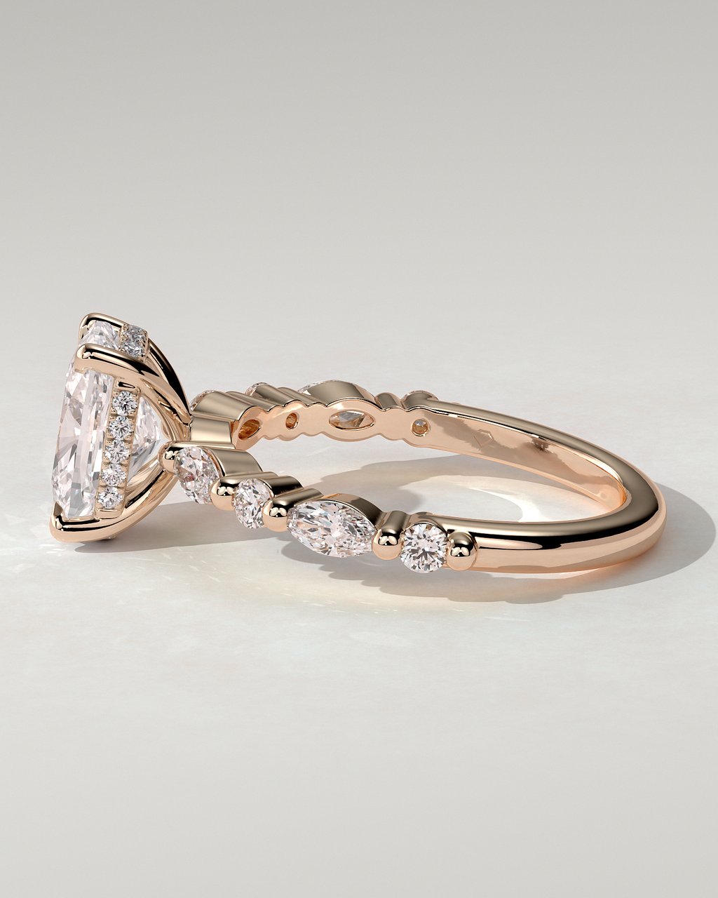 Cali Solitaire Cushion Ring