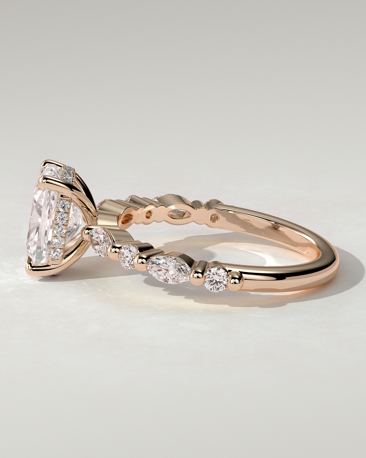 Cali Solitaire Cushion Ring