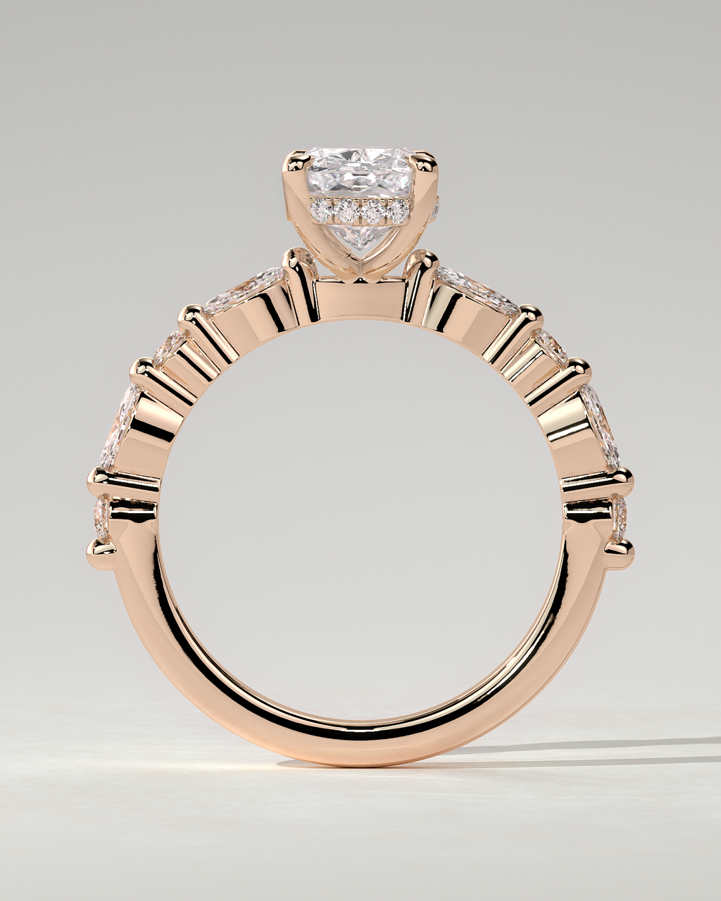 Cali Solitaire Cushion Ring