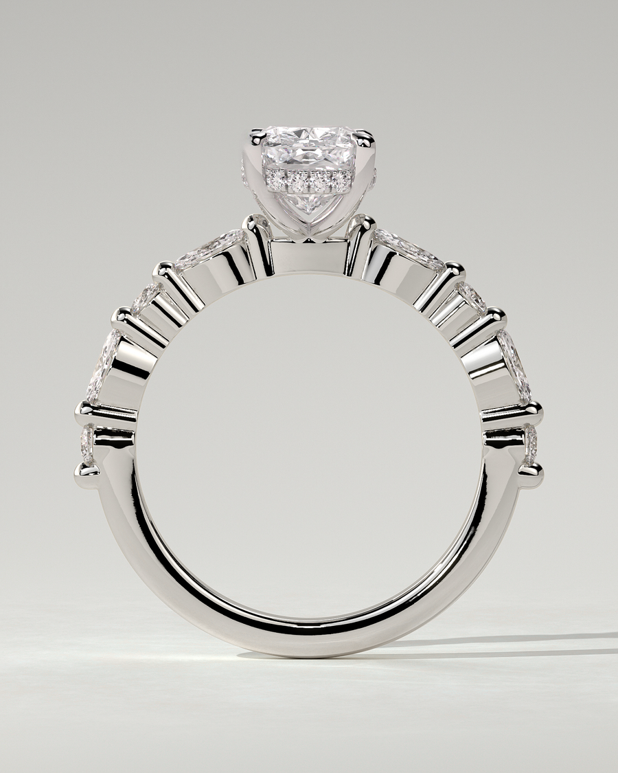 Cali Solitaire Cushion Ring