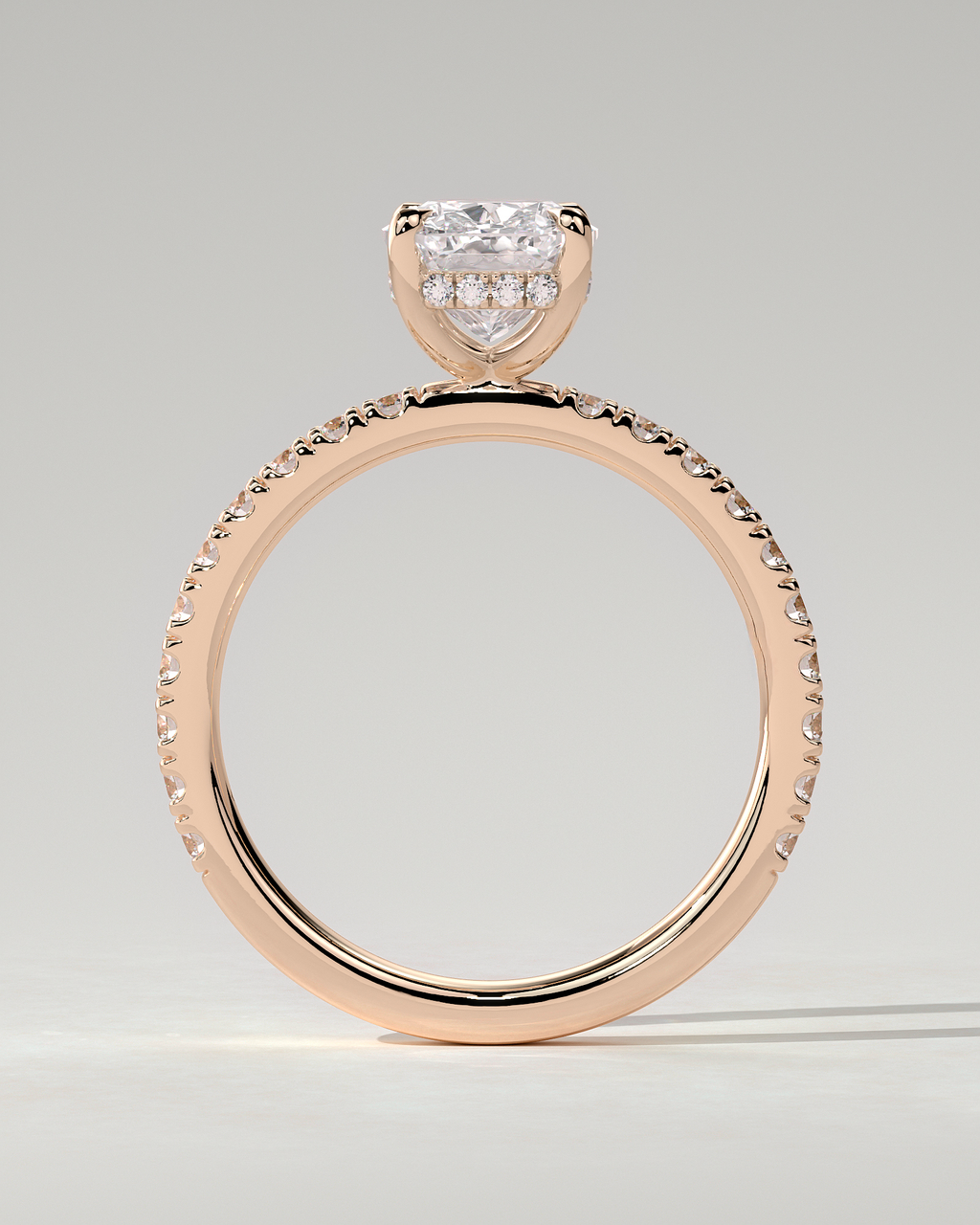 Camilla Solitaire Cushion Ring
