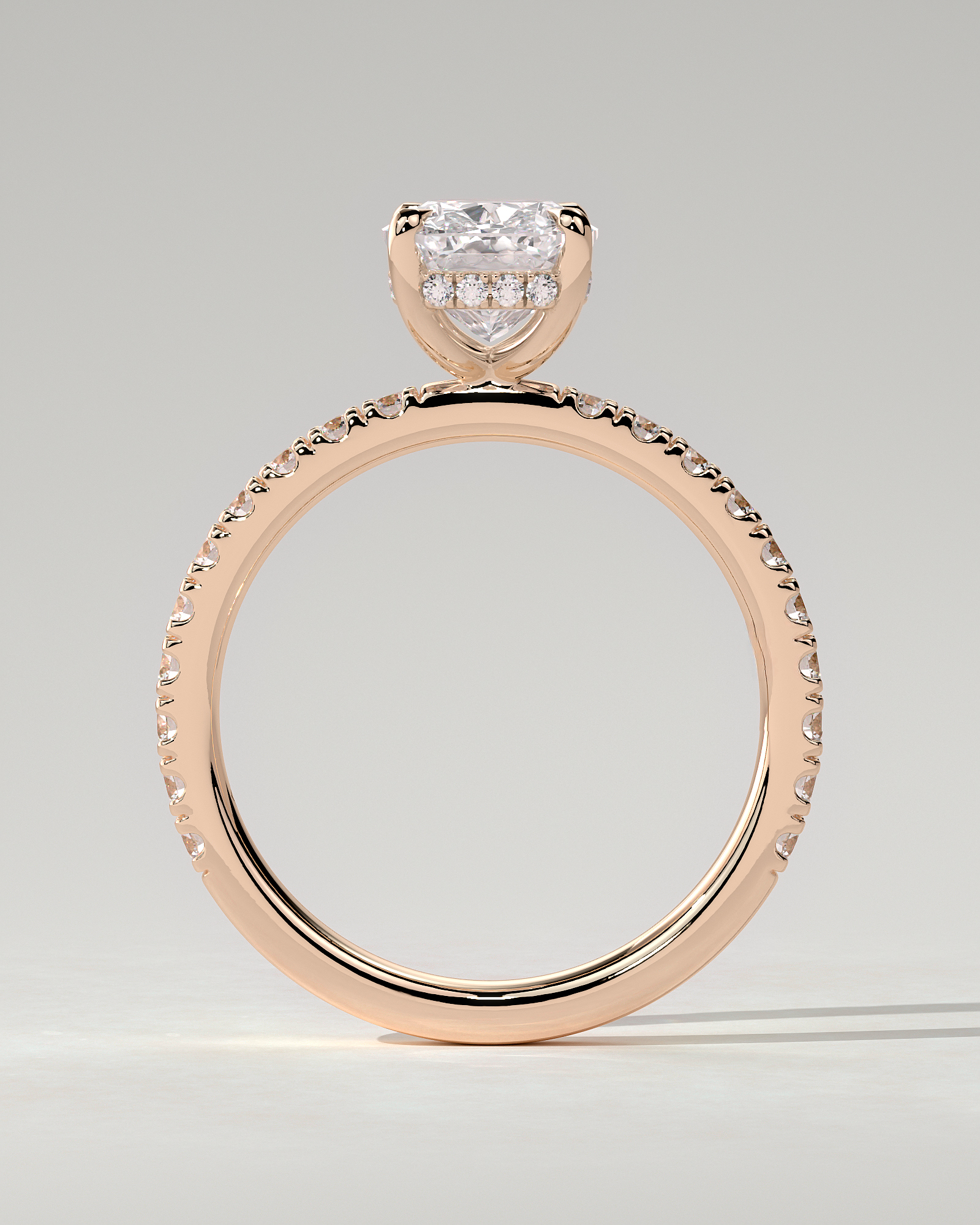 Camilla Solitaire Cushion Ring