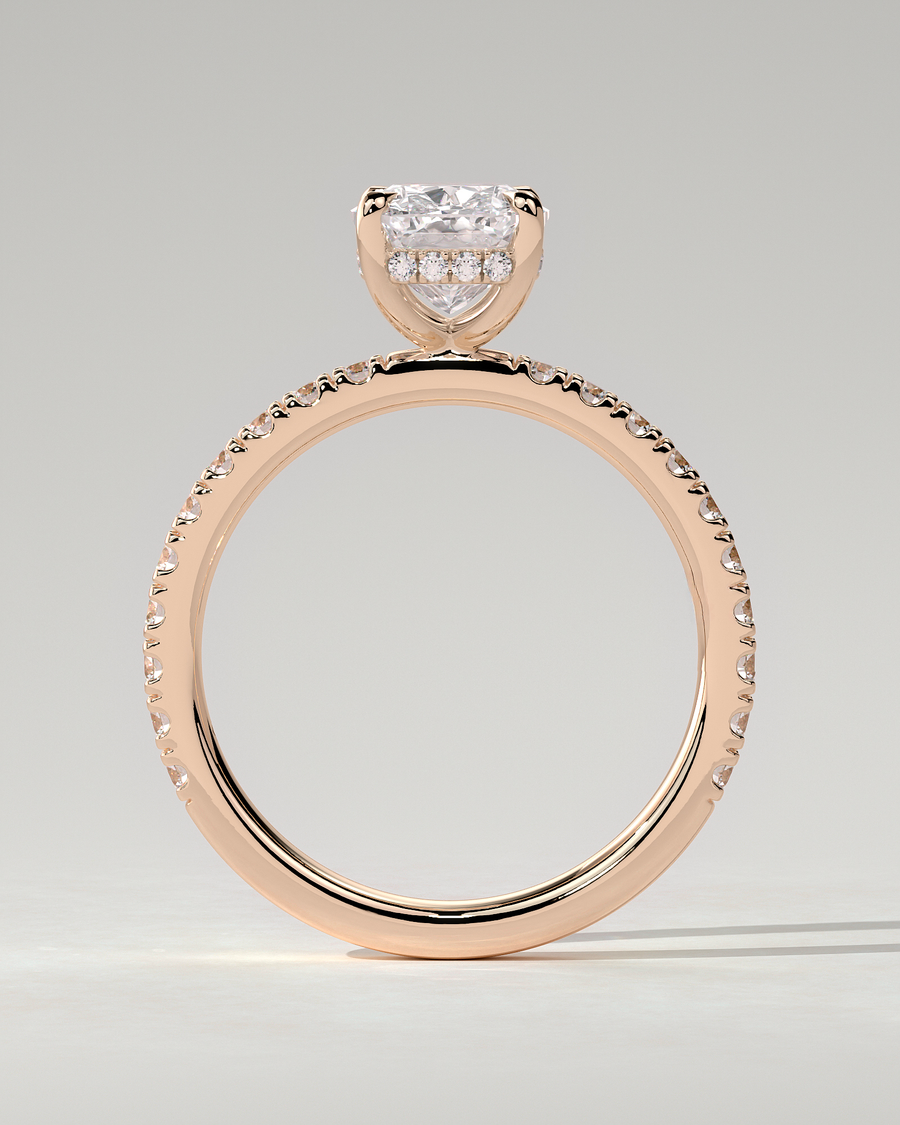 Camilla Solitaire Cushion Ring