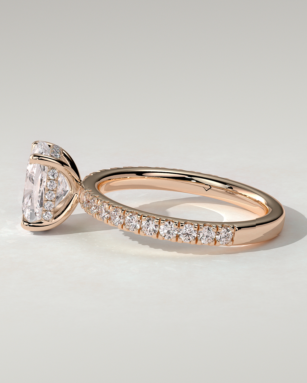 Camilla Solitaire Cushion Ring