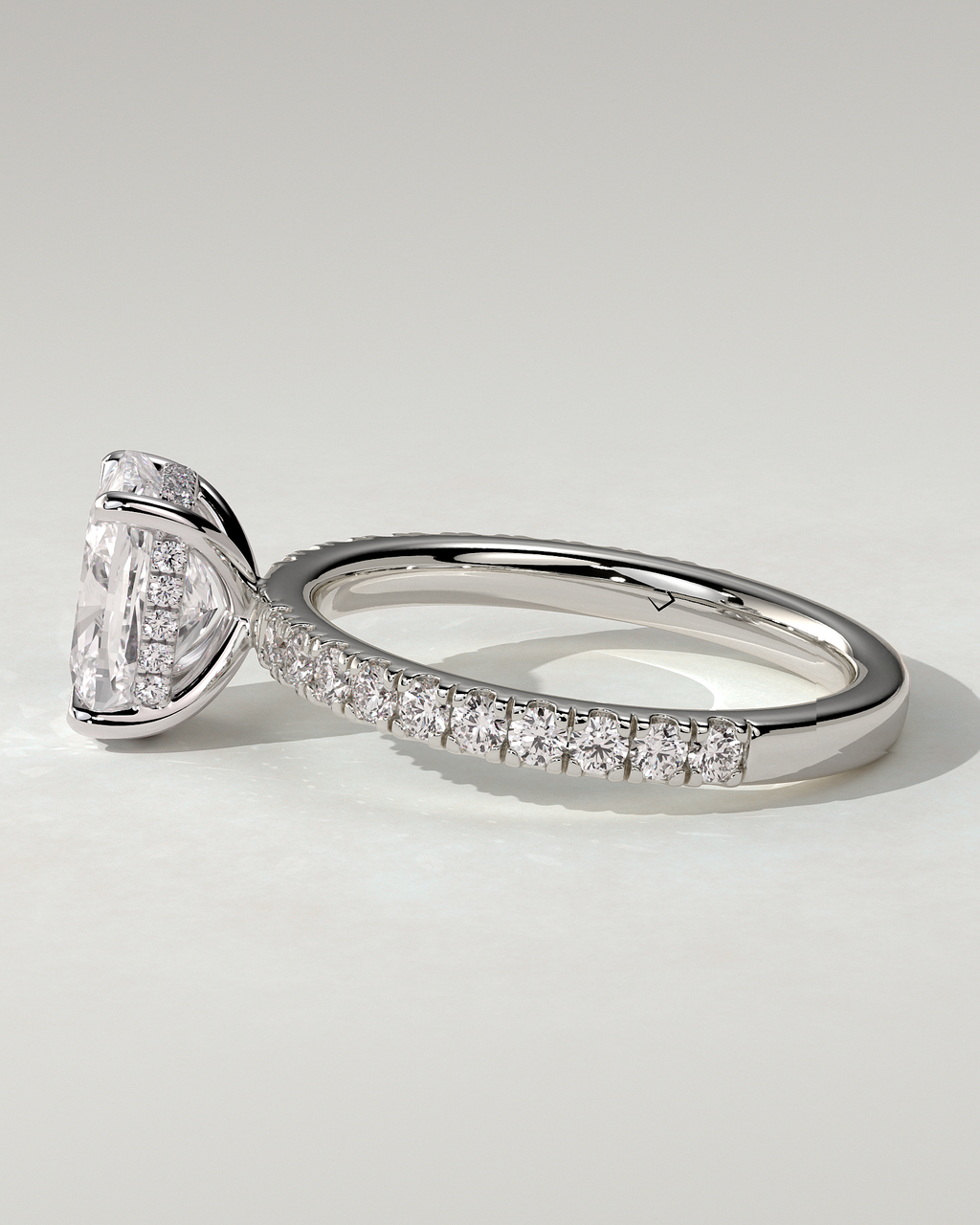 Camilla Solitaire Cushion Ring