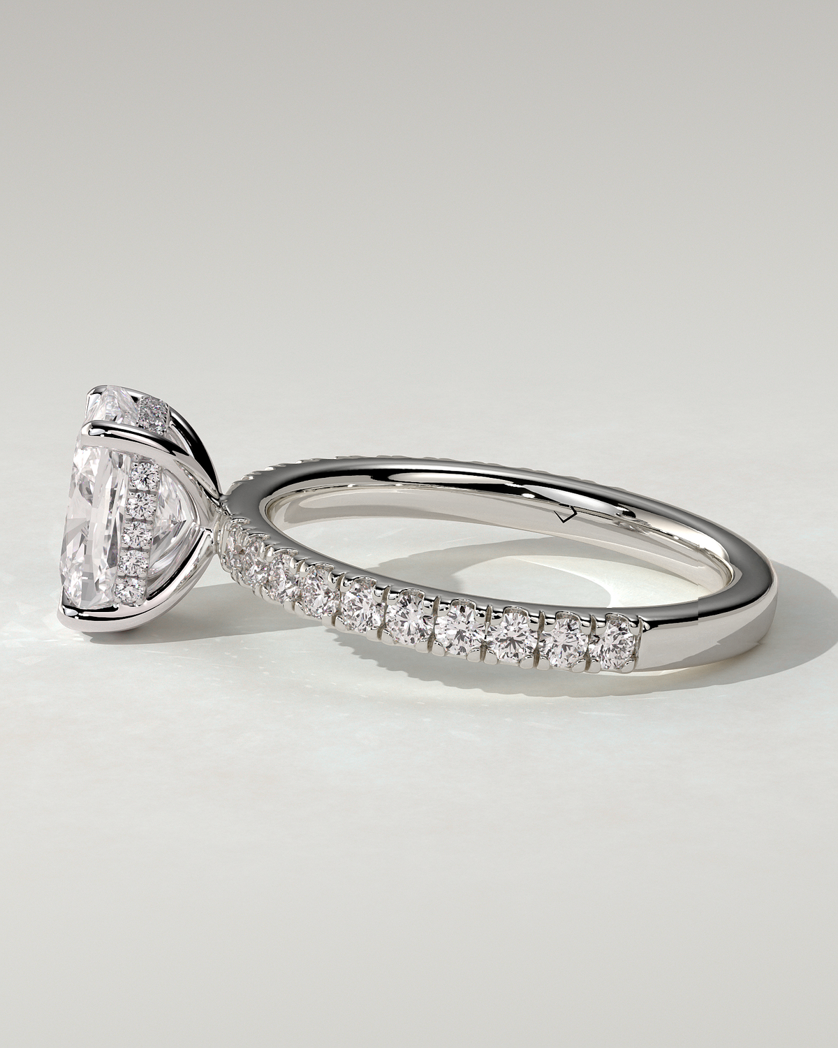Camilla Solitaire Cushion Ring