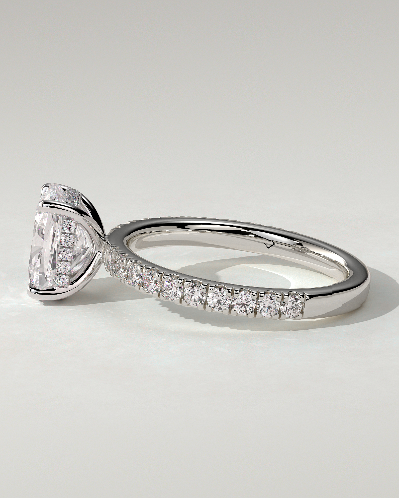Camilla Solitaire Cushion Ring