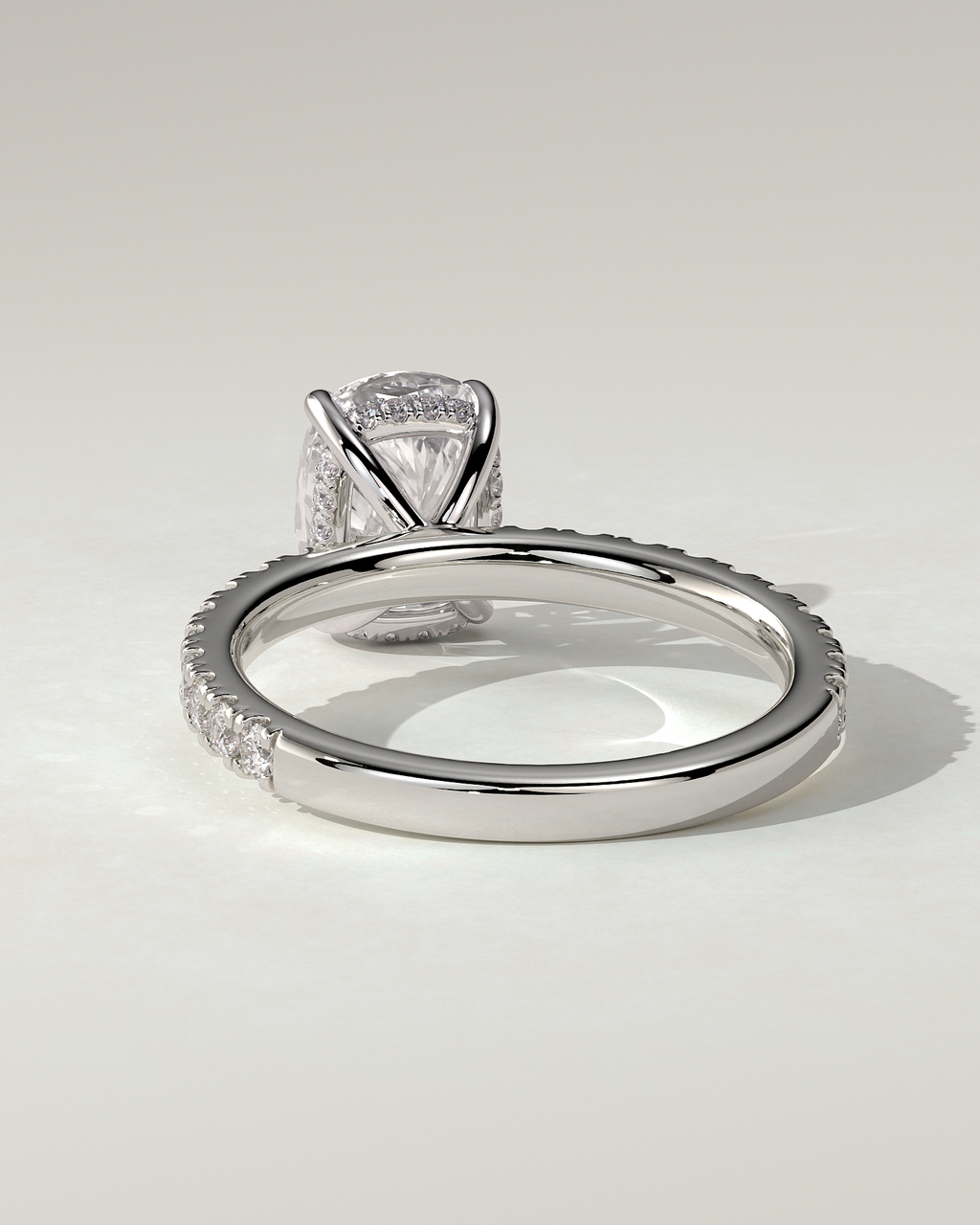 Camilla Solitaire Cushion Ring