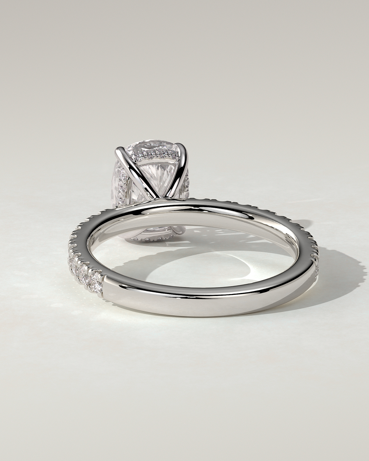 Camilla Solitaire Cushion Ring
