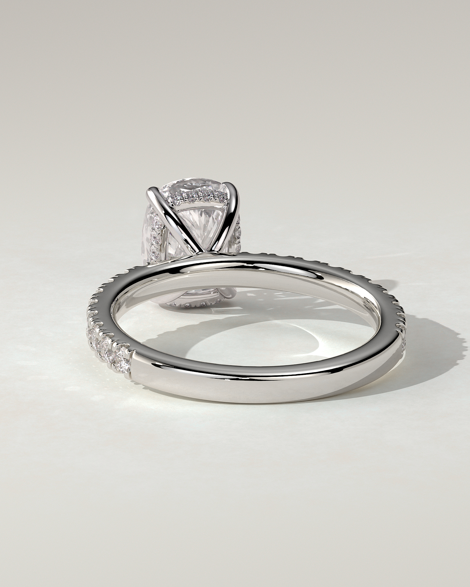 Camilla Solitaire Cushion Ring