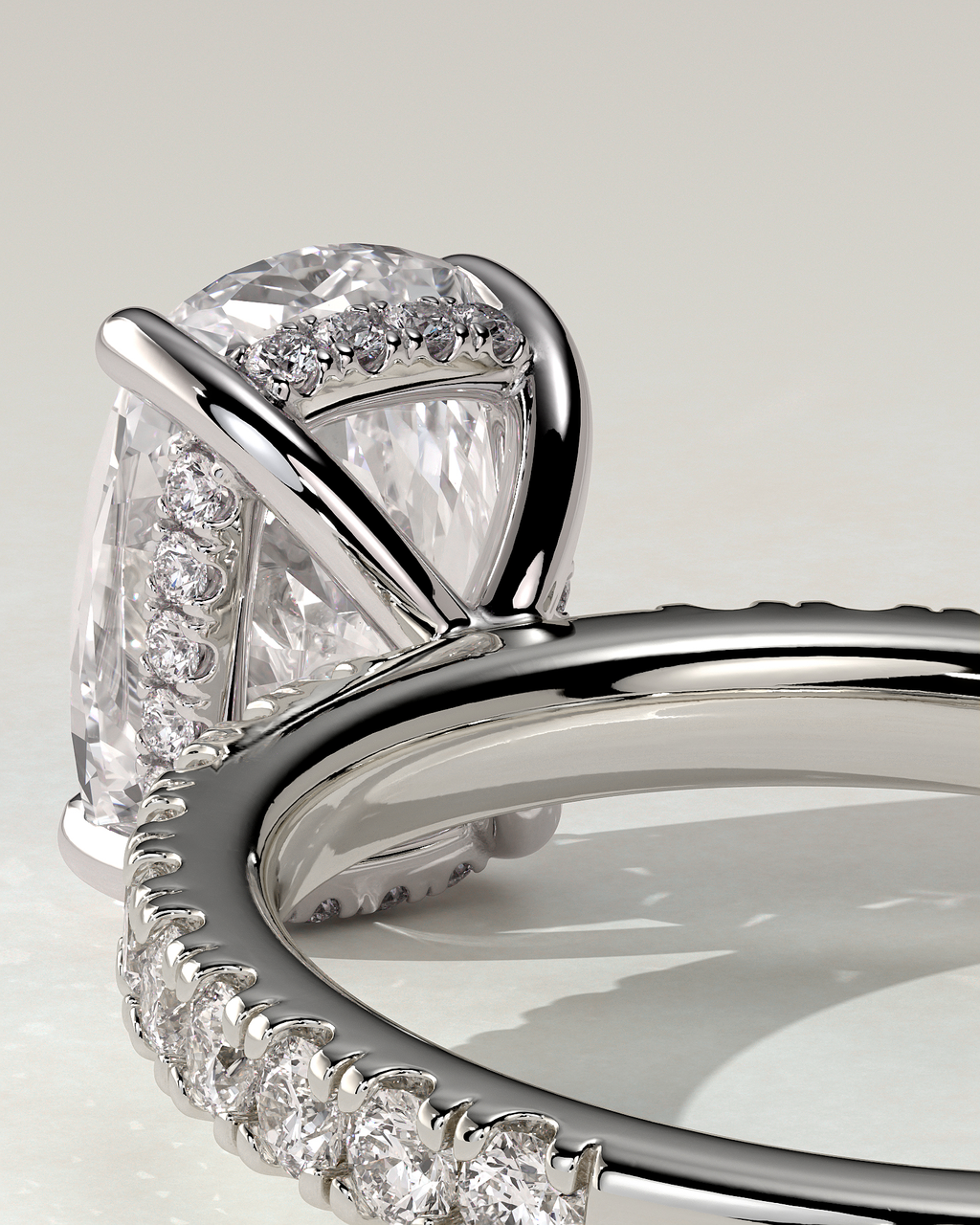 Camilla Solitaire Cushion Ring