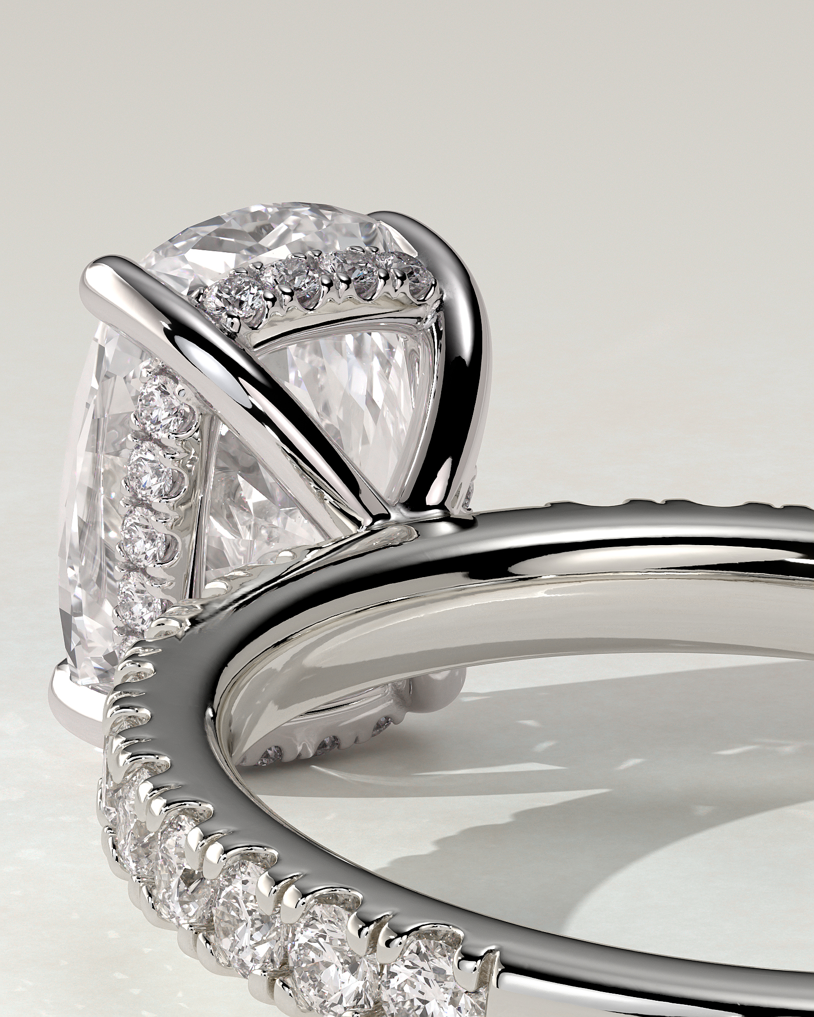 Camilla Solitaire Cushion Ring