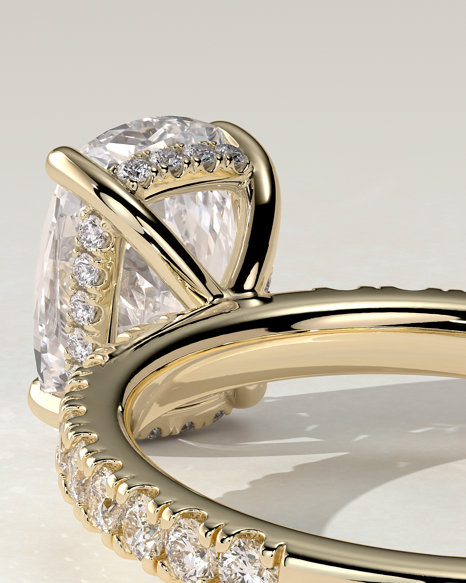 Camilla Solitaire Cushion Ring