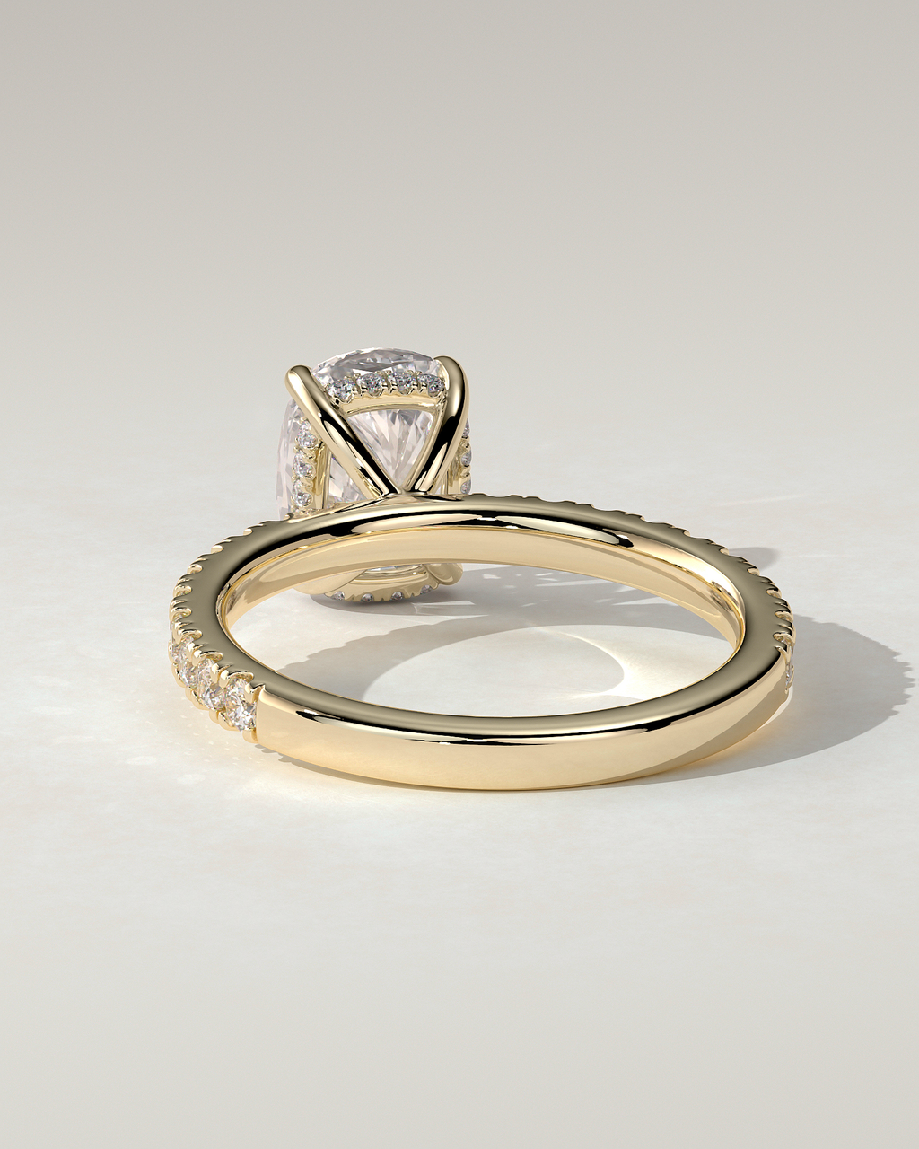 Camilla Solitaire Cushion Ring