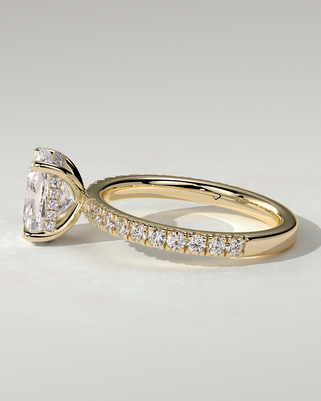Camilla Solitaire Cushion Ring