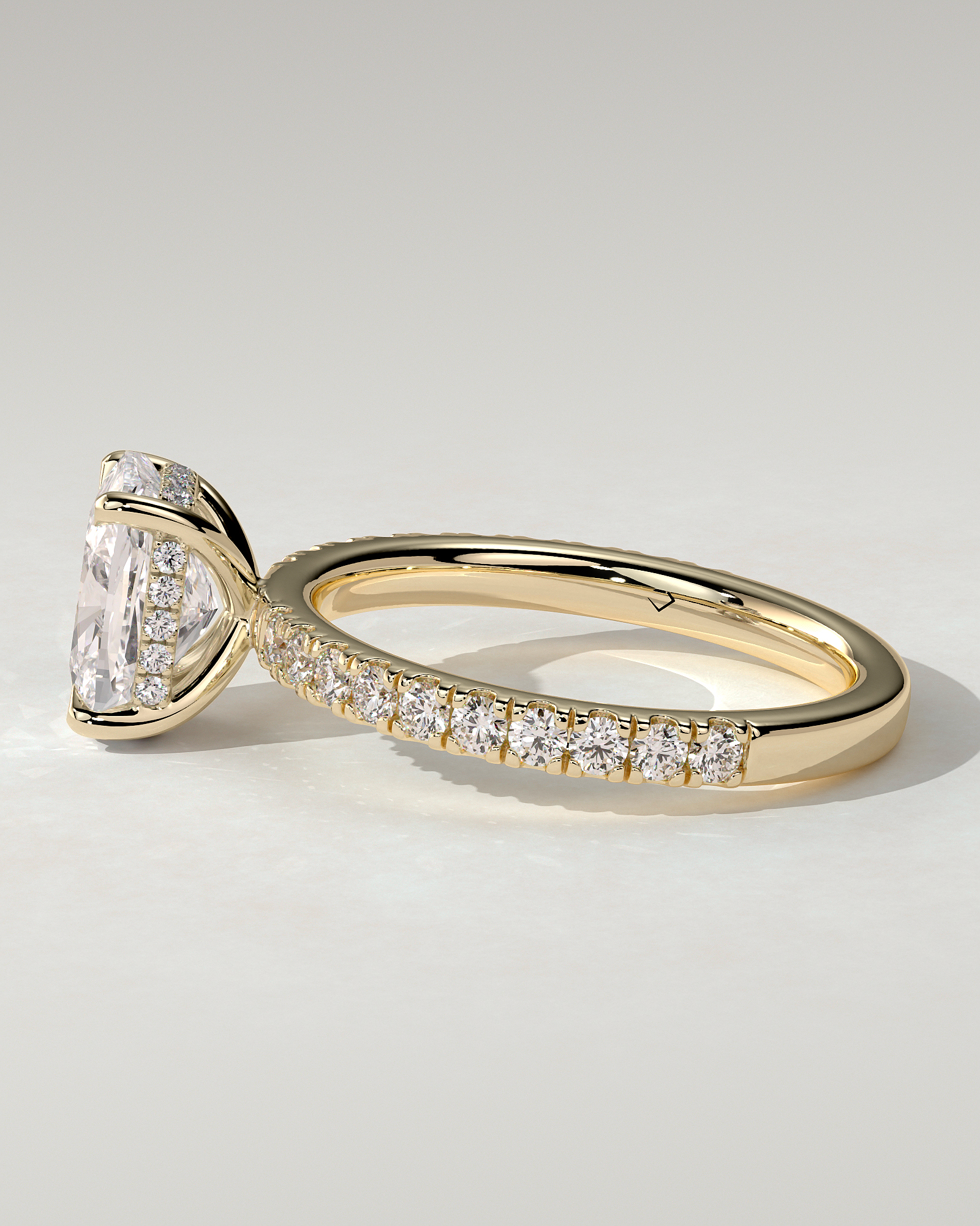Camilla Solitaire Cushion Ring