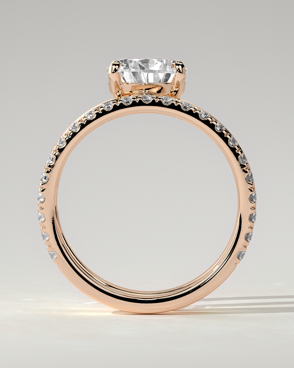 Candice Solitaire Pear Ring