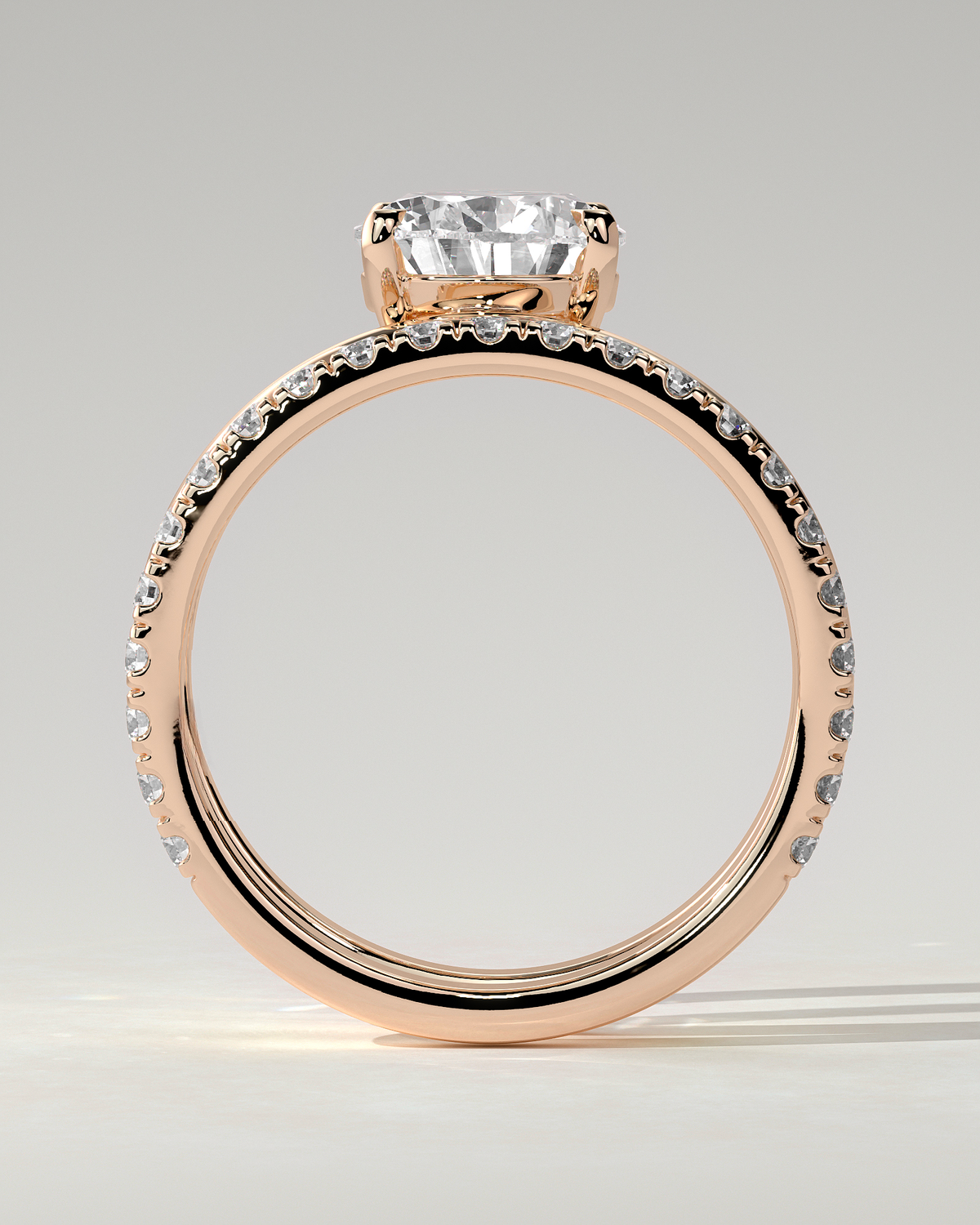 Candice Solitaire Pear Ring