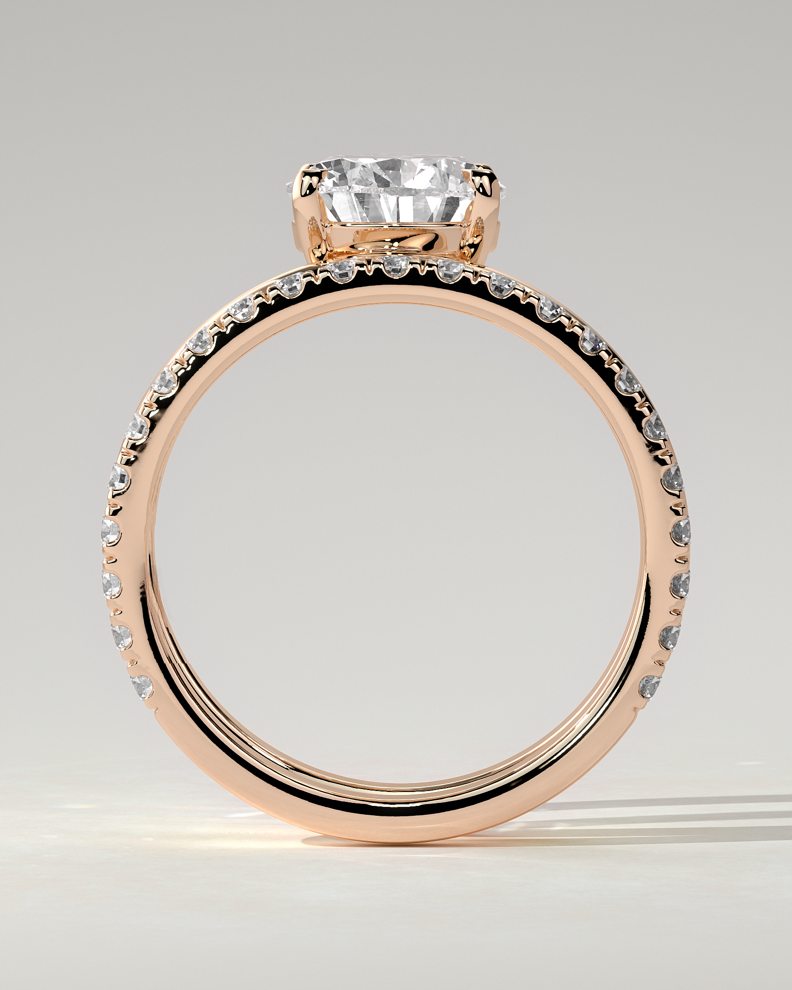 Candice Solitaire Pear Ring