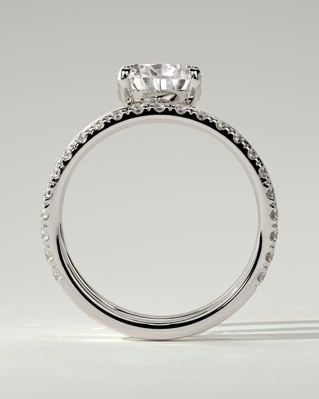 Candice Solitaire Pear Ring