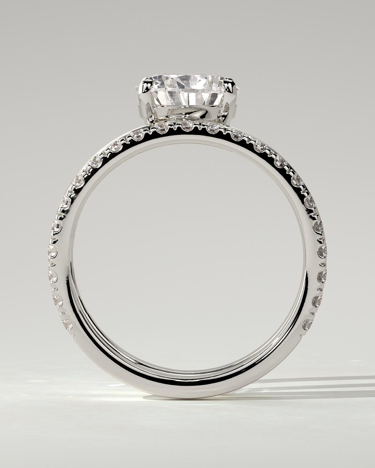 Candice Solitaire Pear Ring