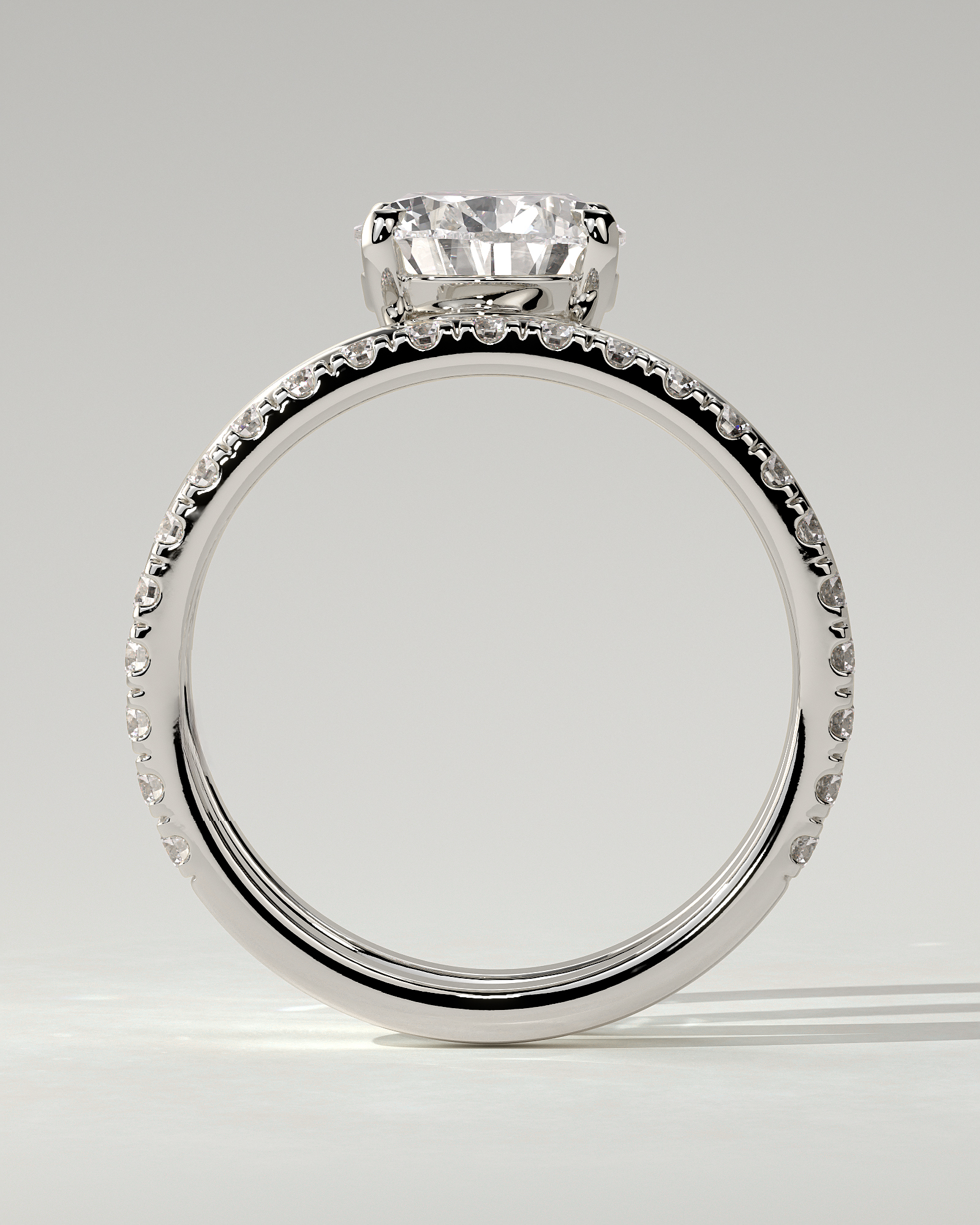 Candice Solitaire Pear Ring