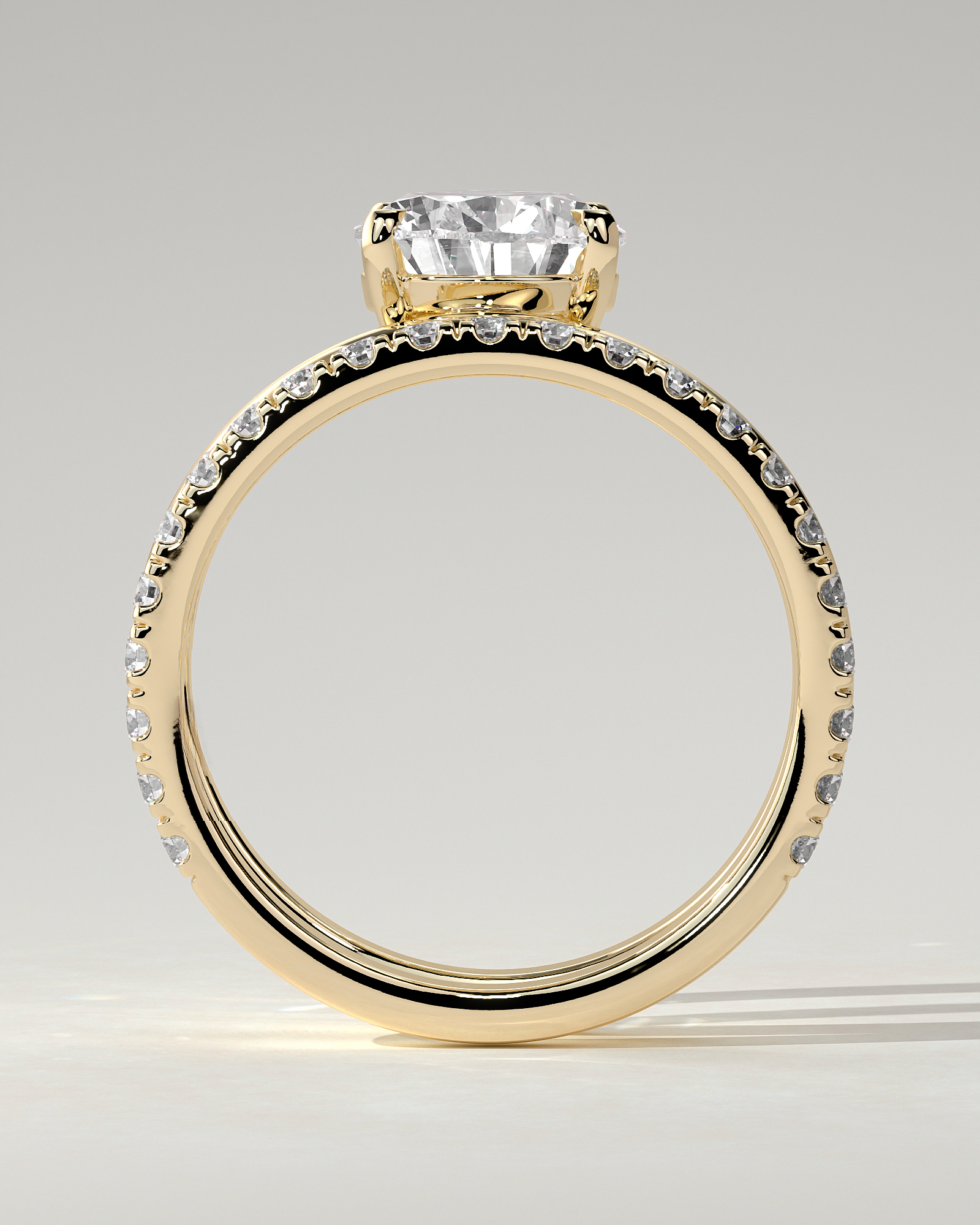 Candice Solitaire Pear Ring