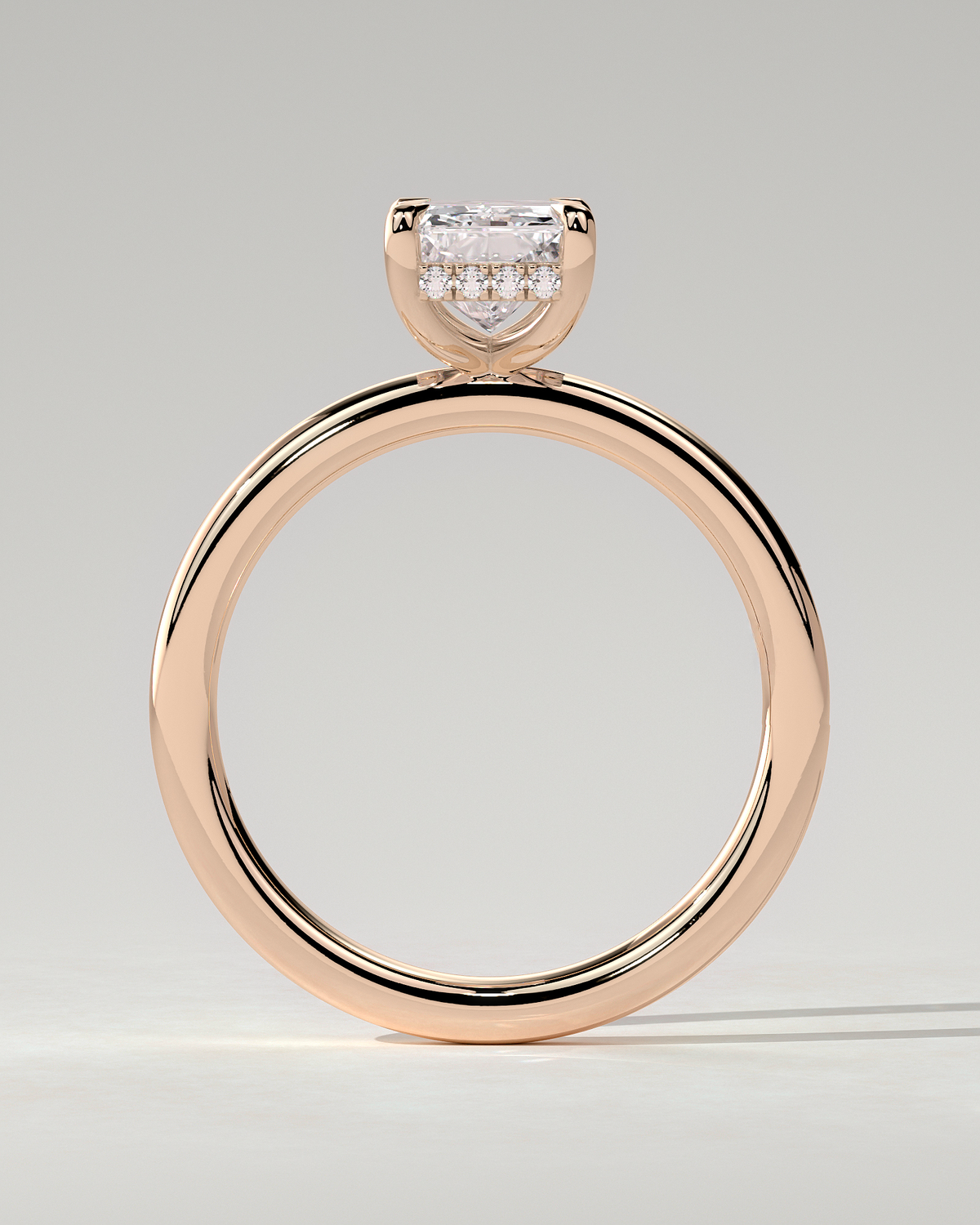 Carly Solitaire Radiant Ring