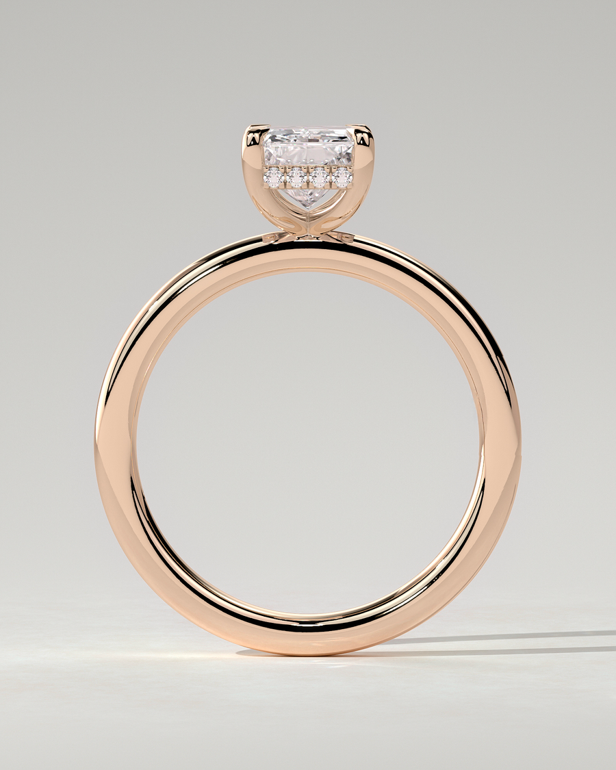 Carly Solitaire Radiant Ring
