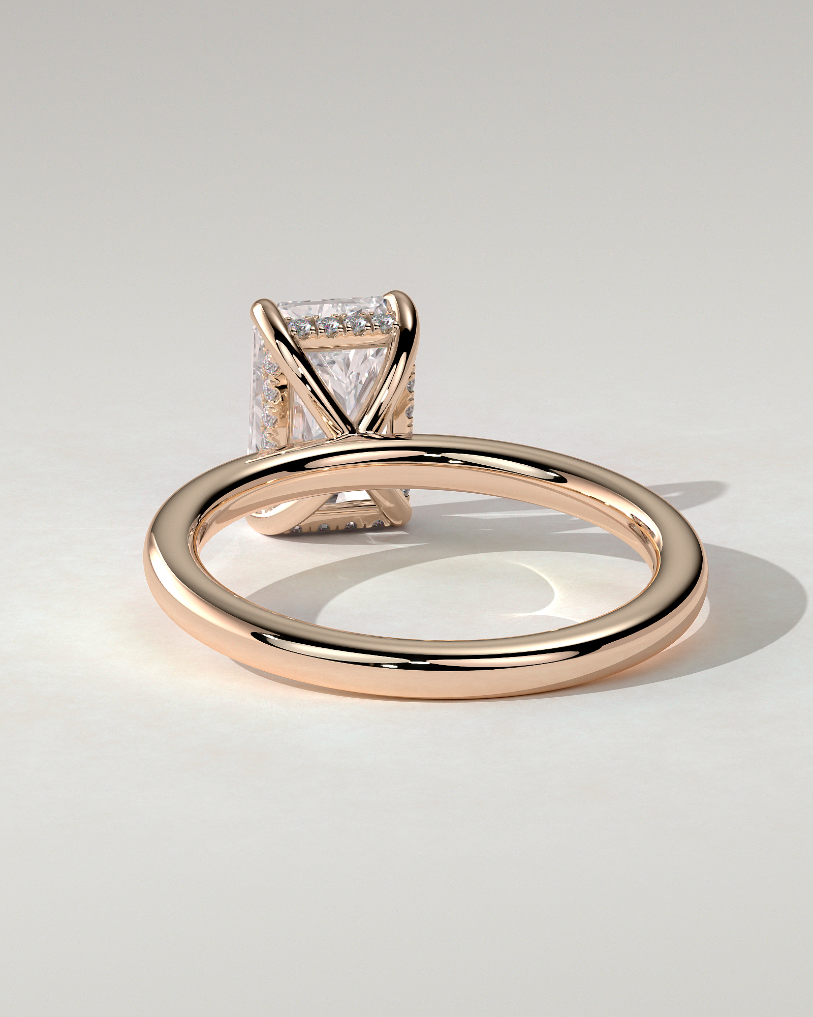 Carly Solitaire Radiant Ring