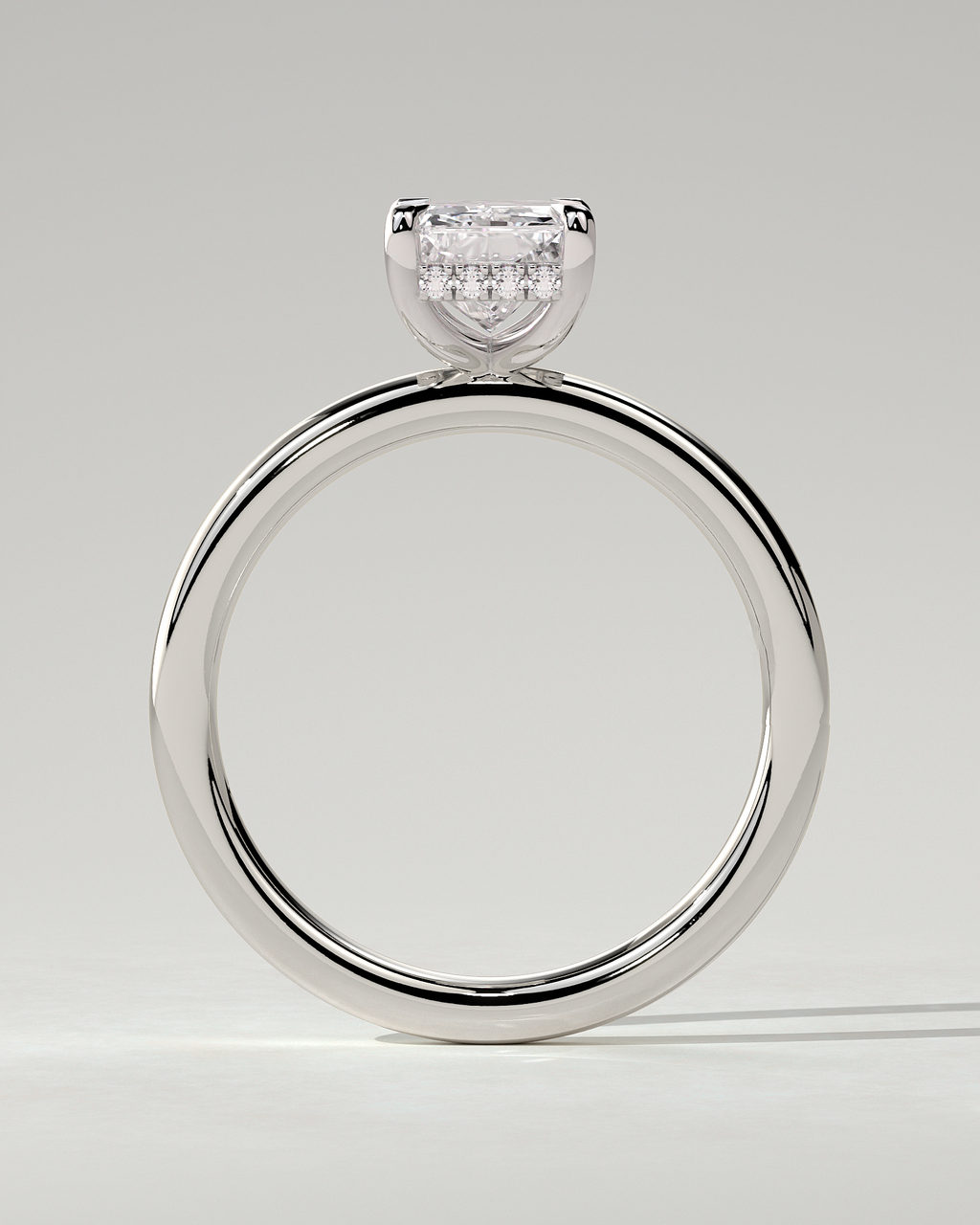 Carly Solitaire Radiant Ring