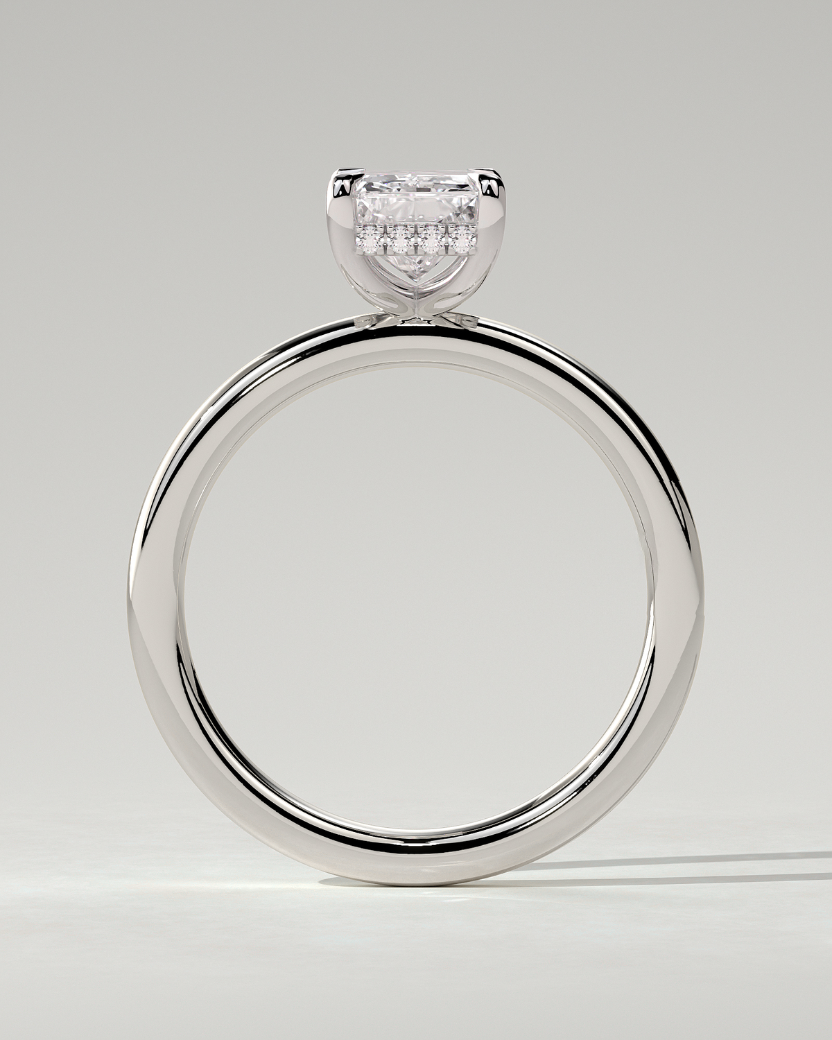 Carly Solitaire Radiant Ring