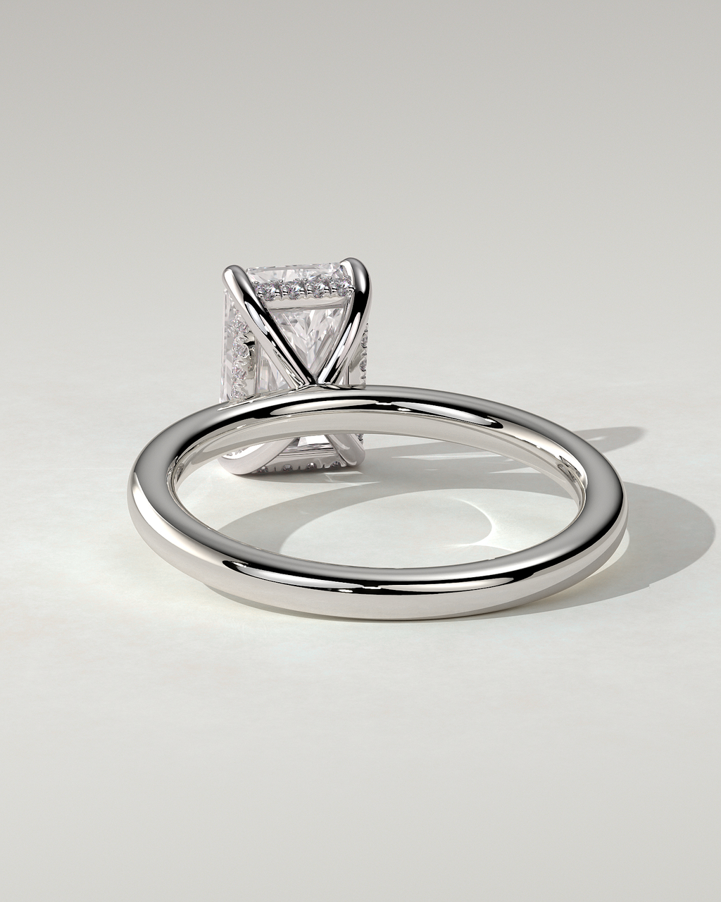Carly Solitaire Radiant Ring