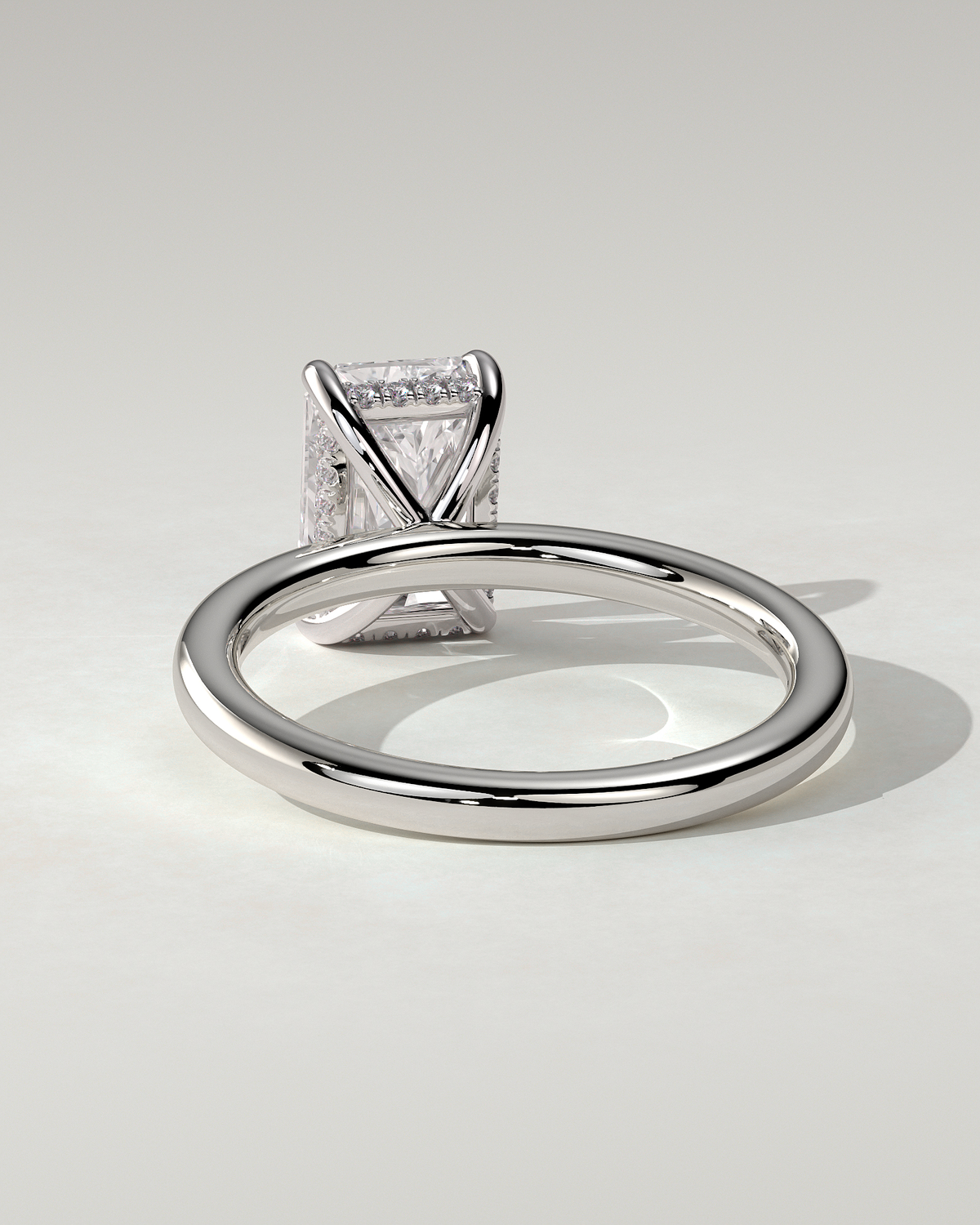 Carly Solitaire Radiant Ring