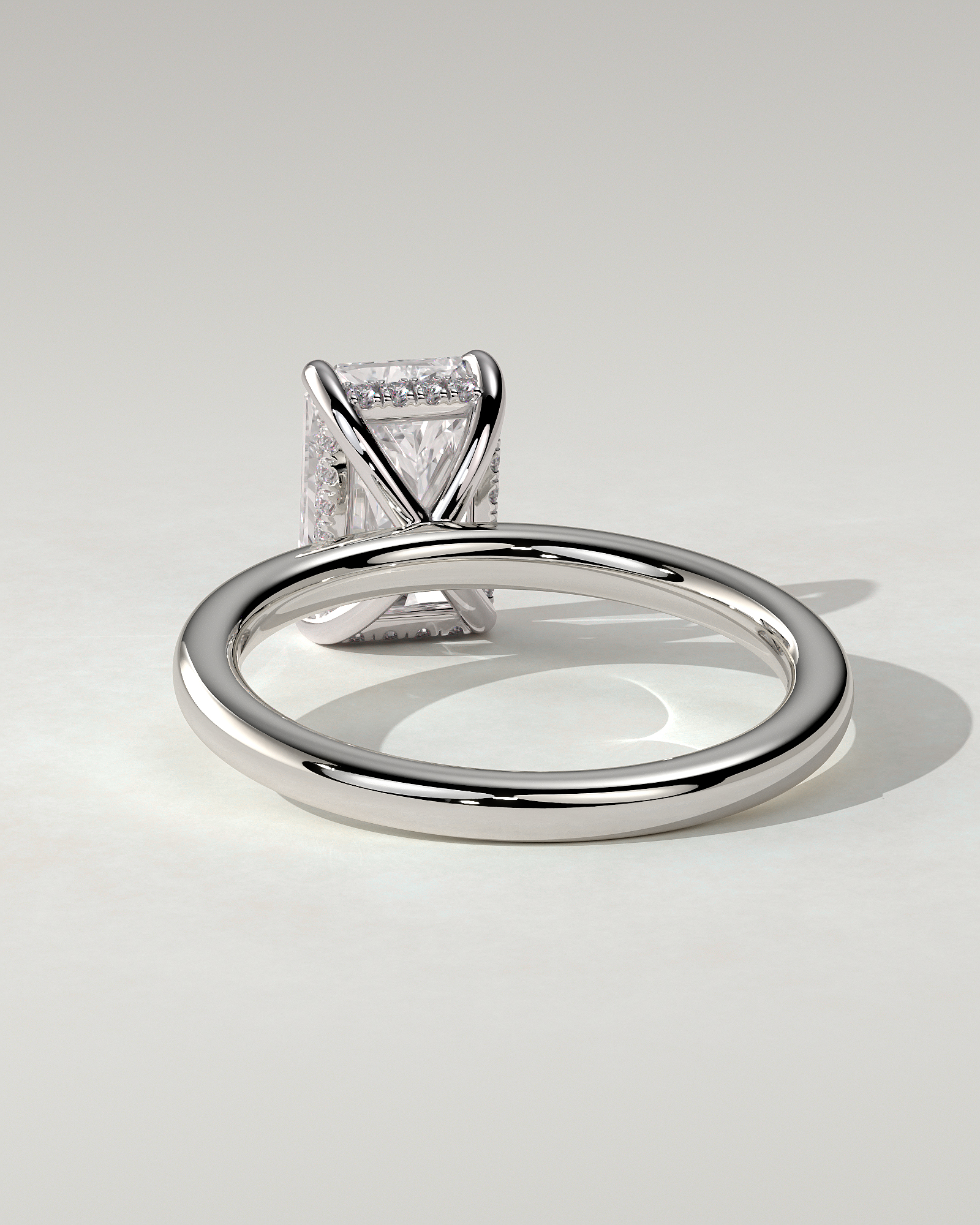 Carly Solitaire Radiant Ring