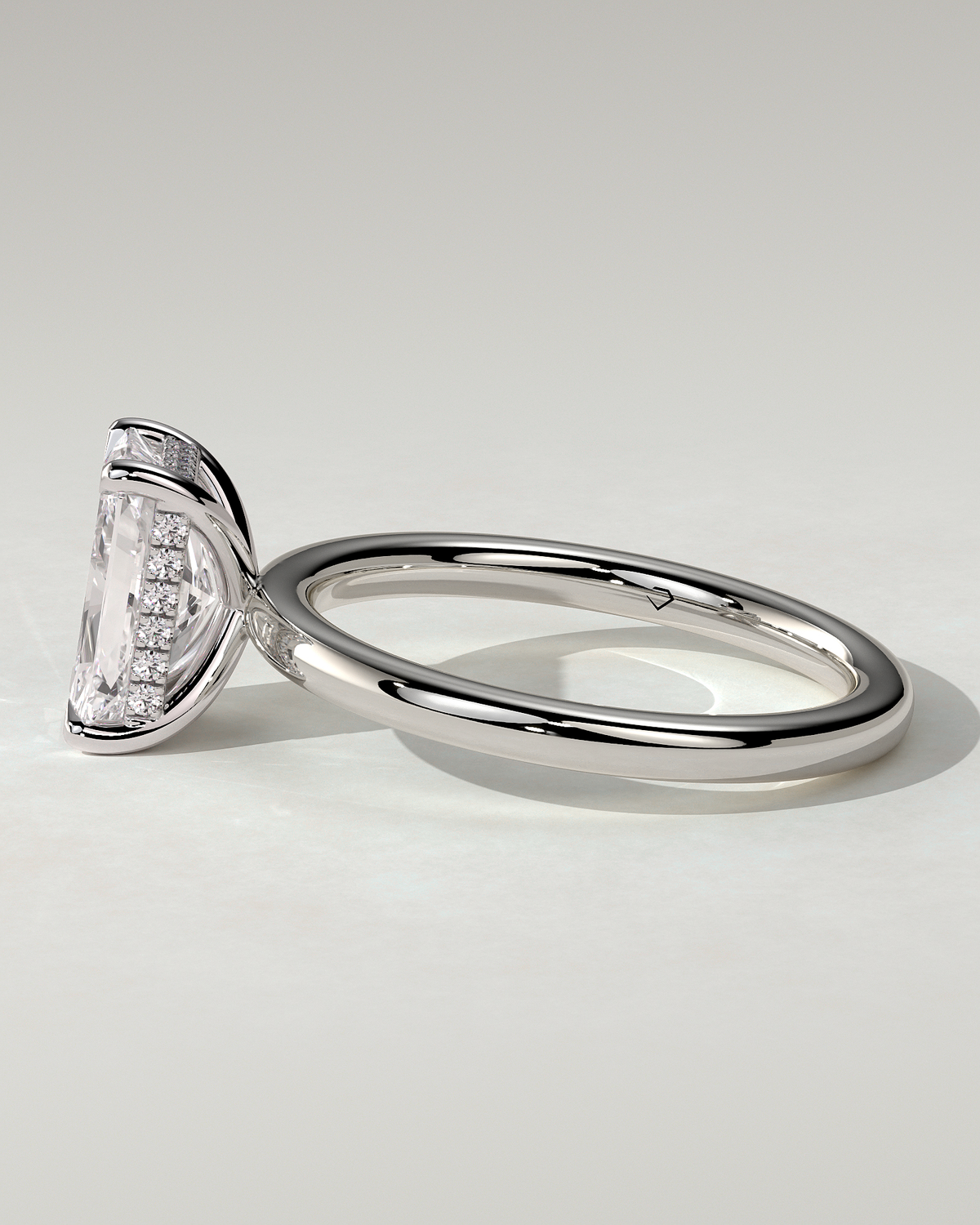 Carly Solitaire Radiant Ring