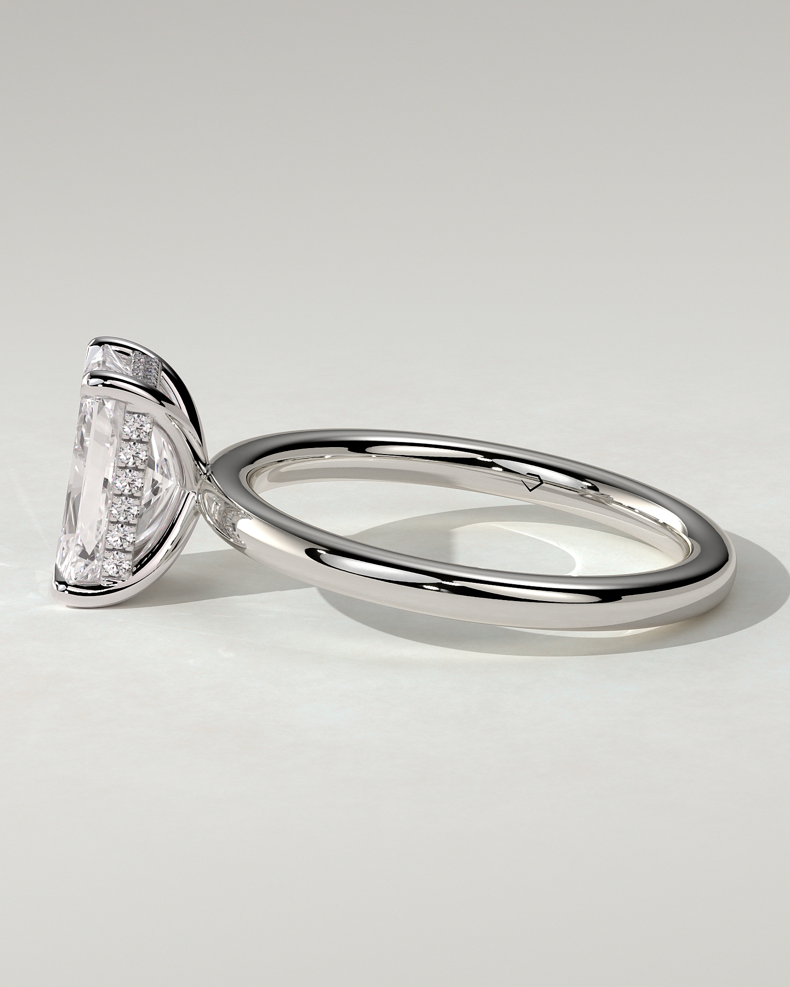 Carly Solitaire Radiant Ring
