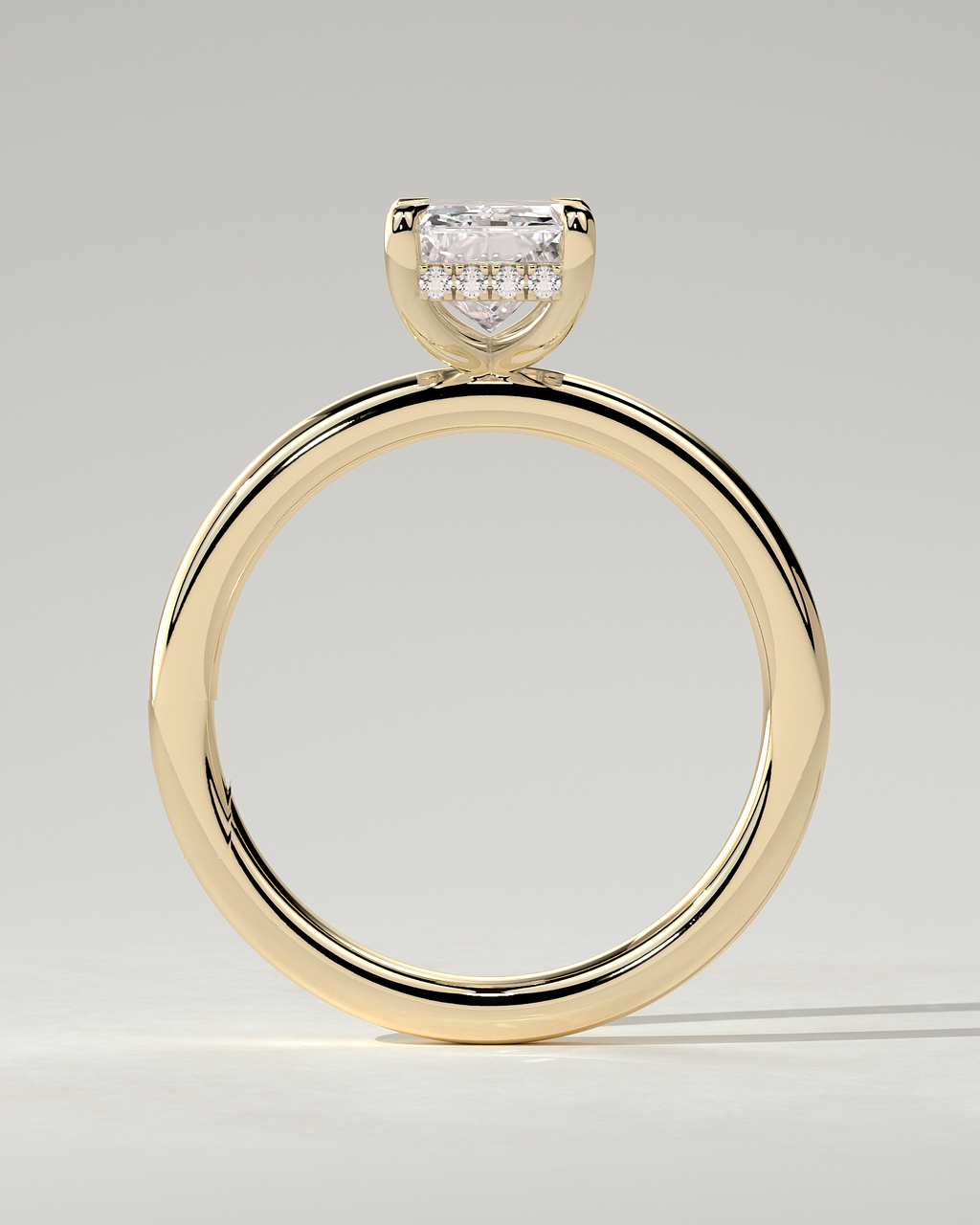 Carly Solitaire Radiant Ring