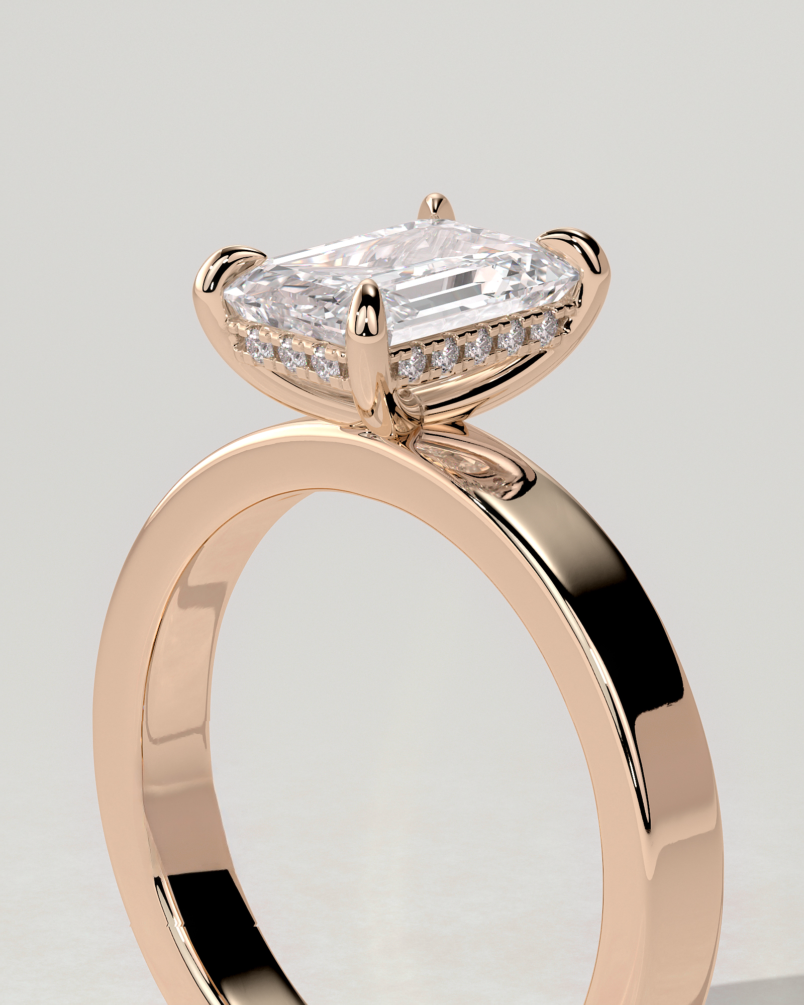 Carmella Bezel Round Ring