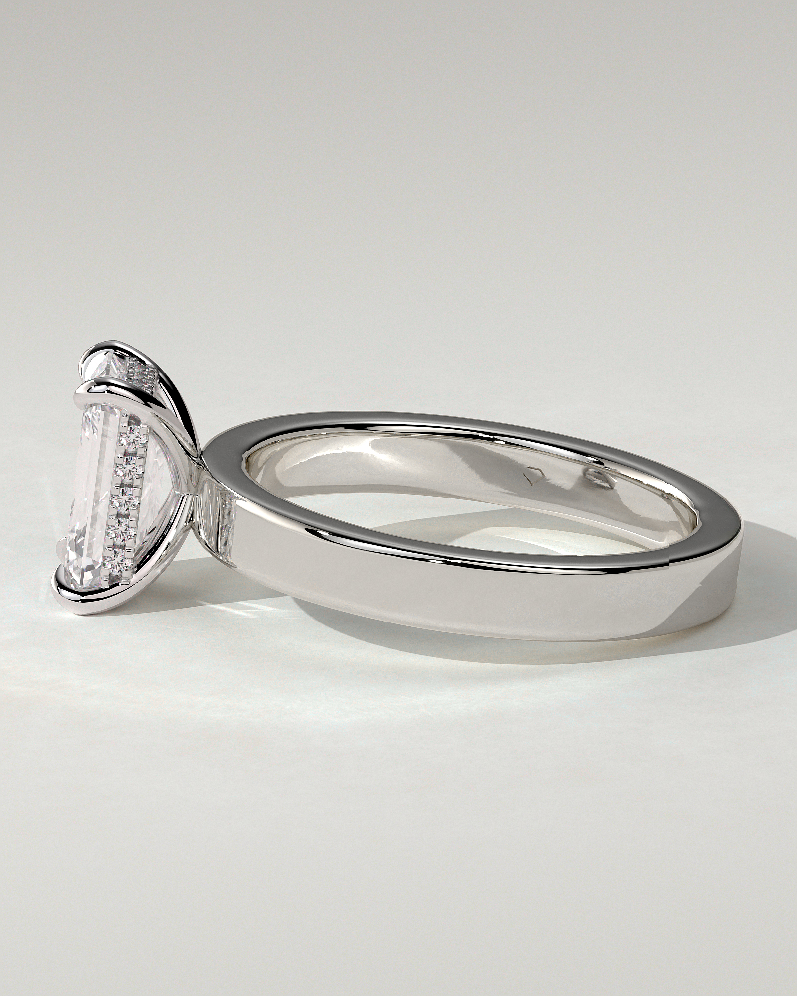 Carmella Bezel Round Ring