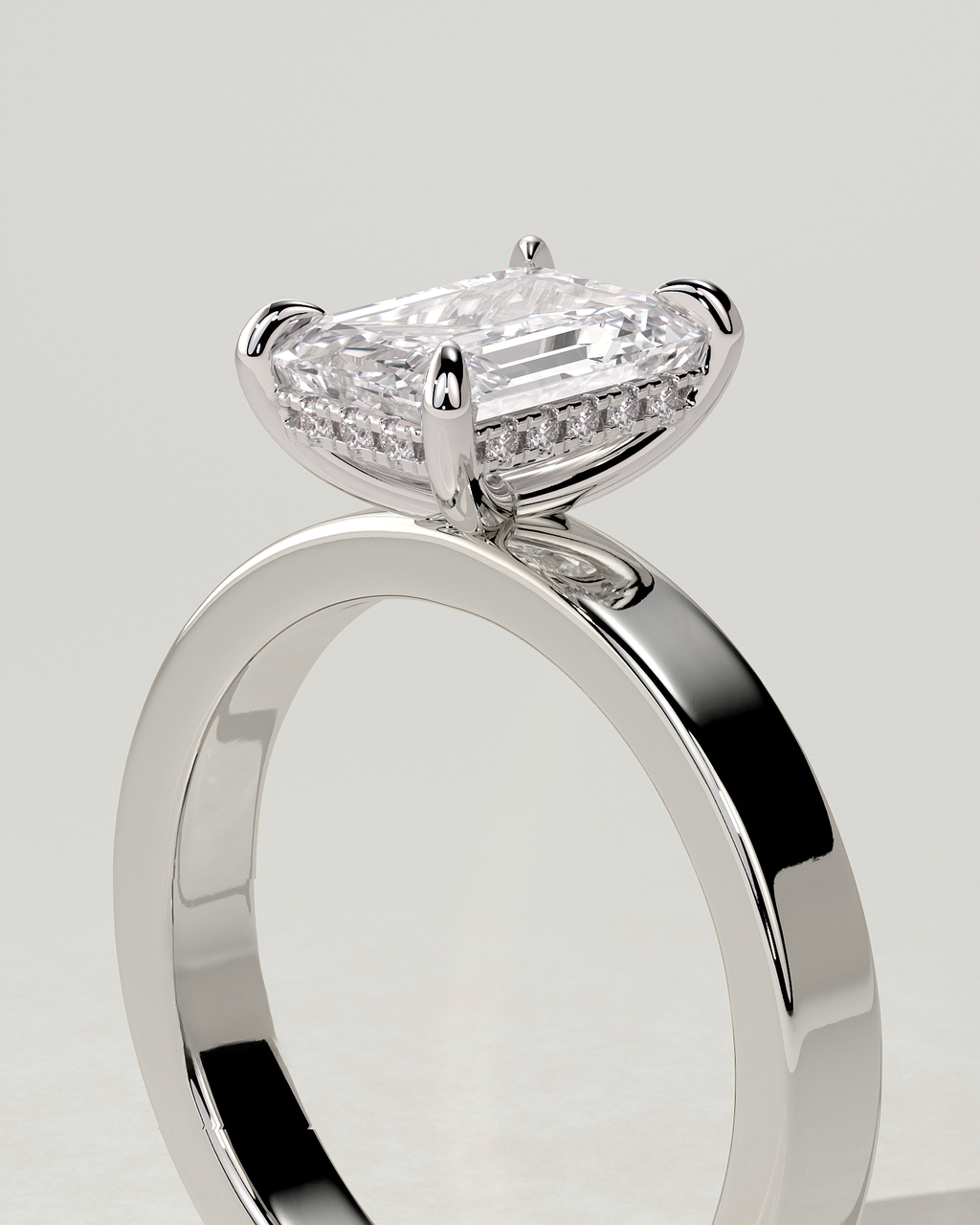 Carmella Bezel Round Ring