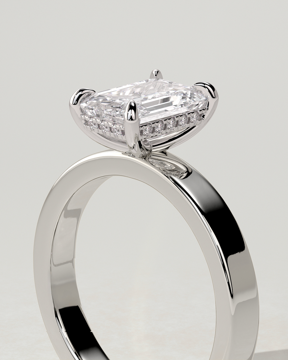 Carmella Bezel Round Ring