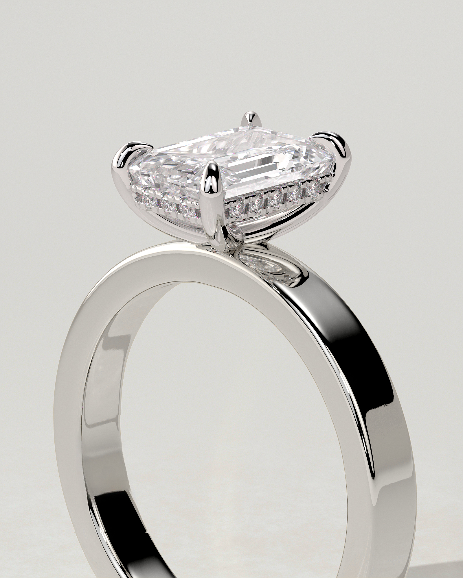 Carmella Bezel Round Ring