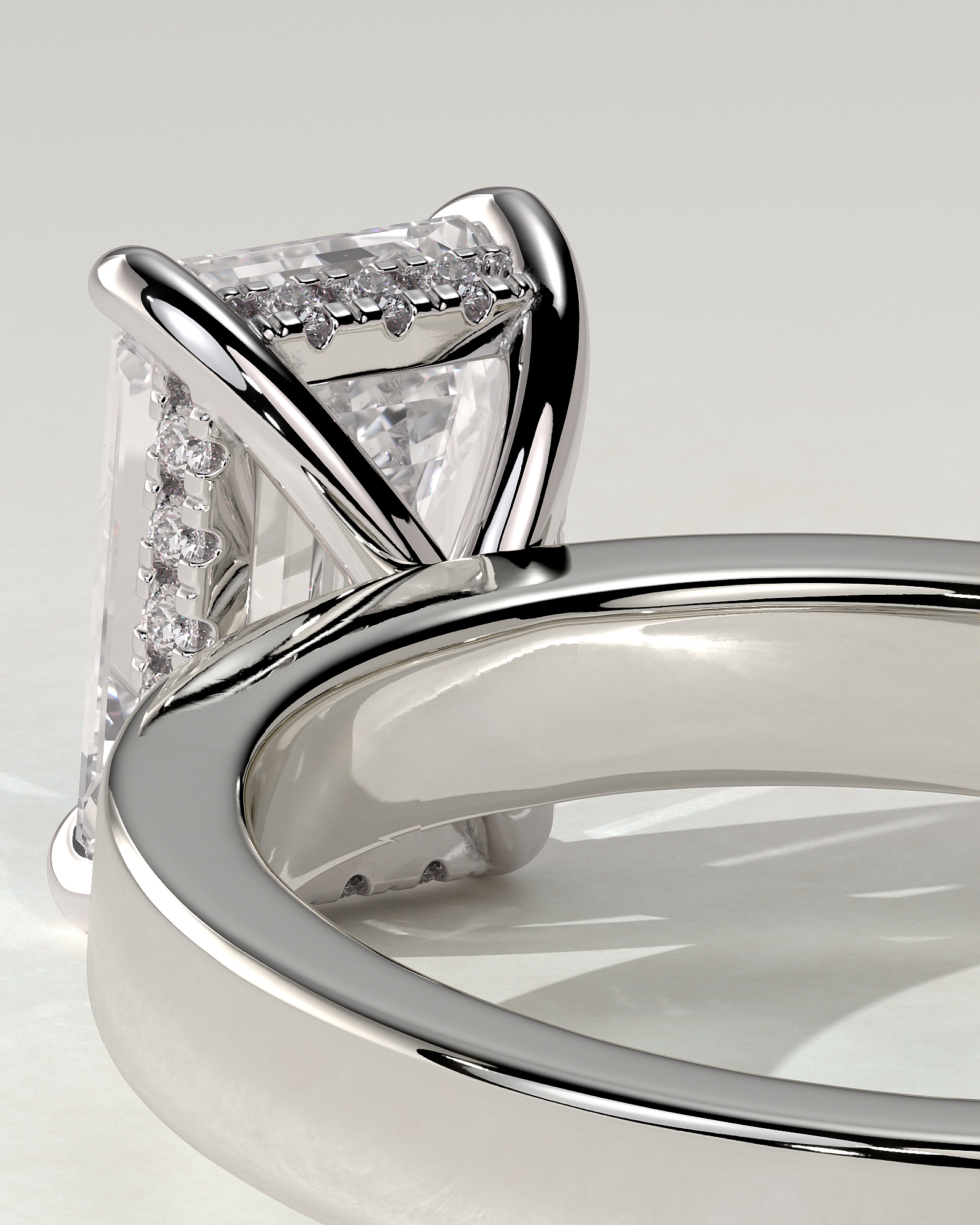 Carmella Bezel Round Ring