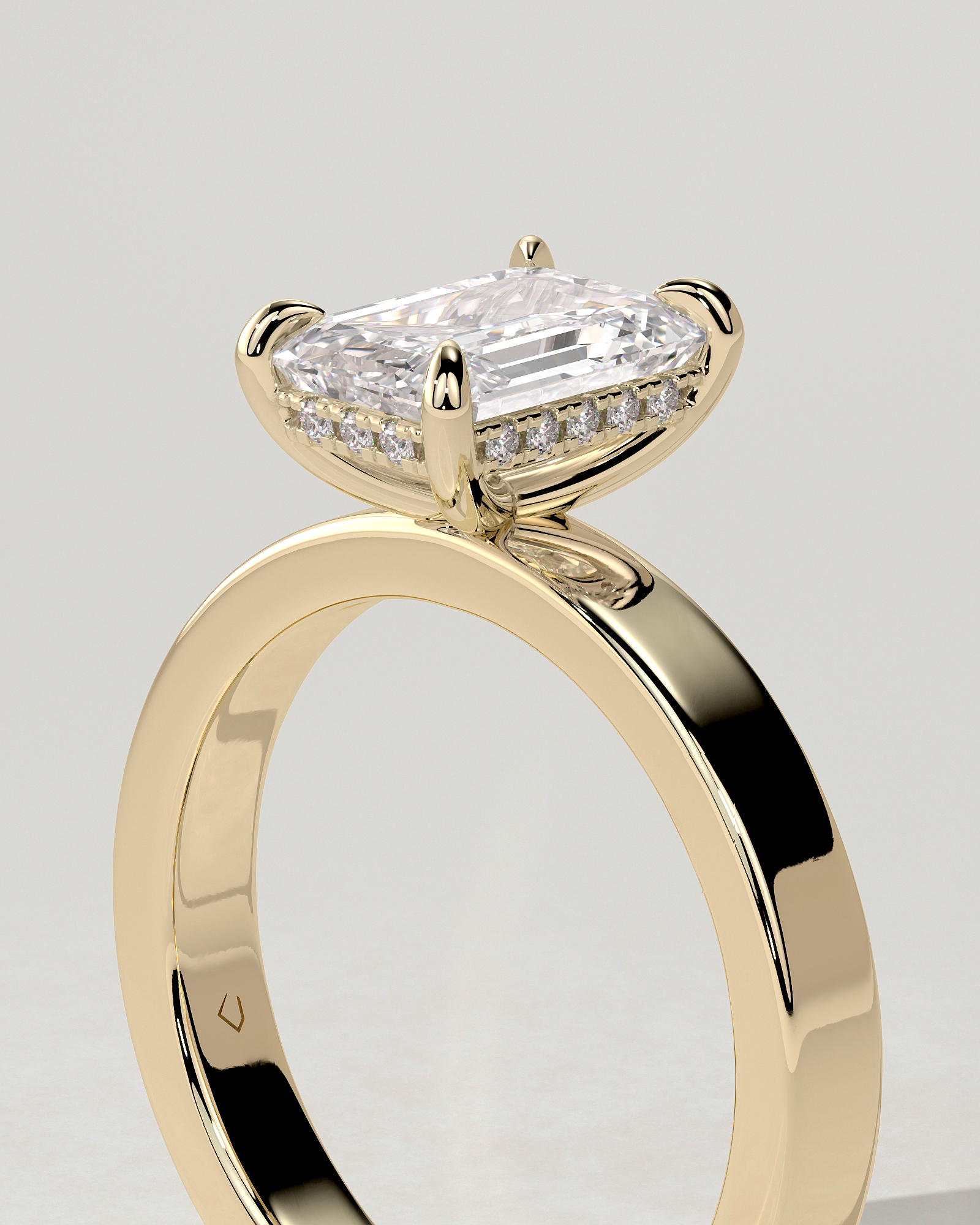 Carmella Bezel Round Ring