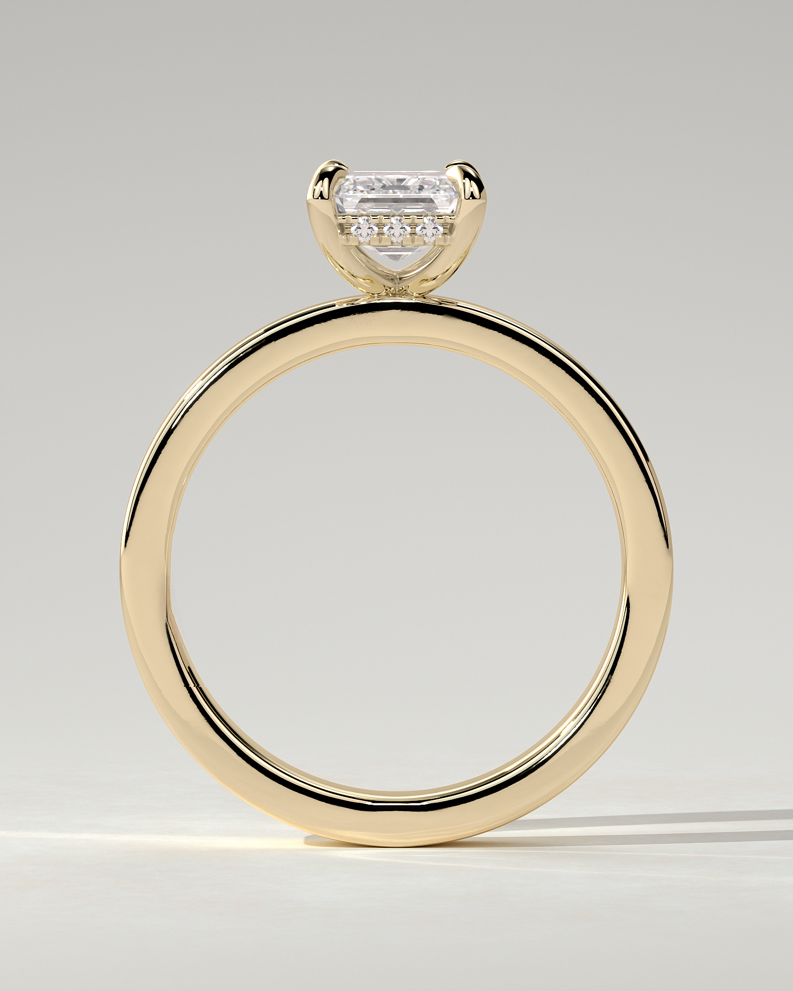 Carmella Bezel Round Ring