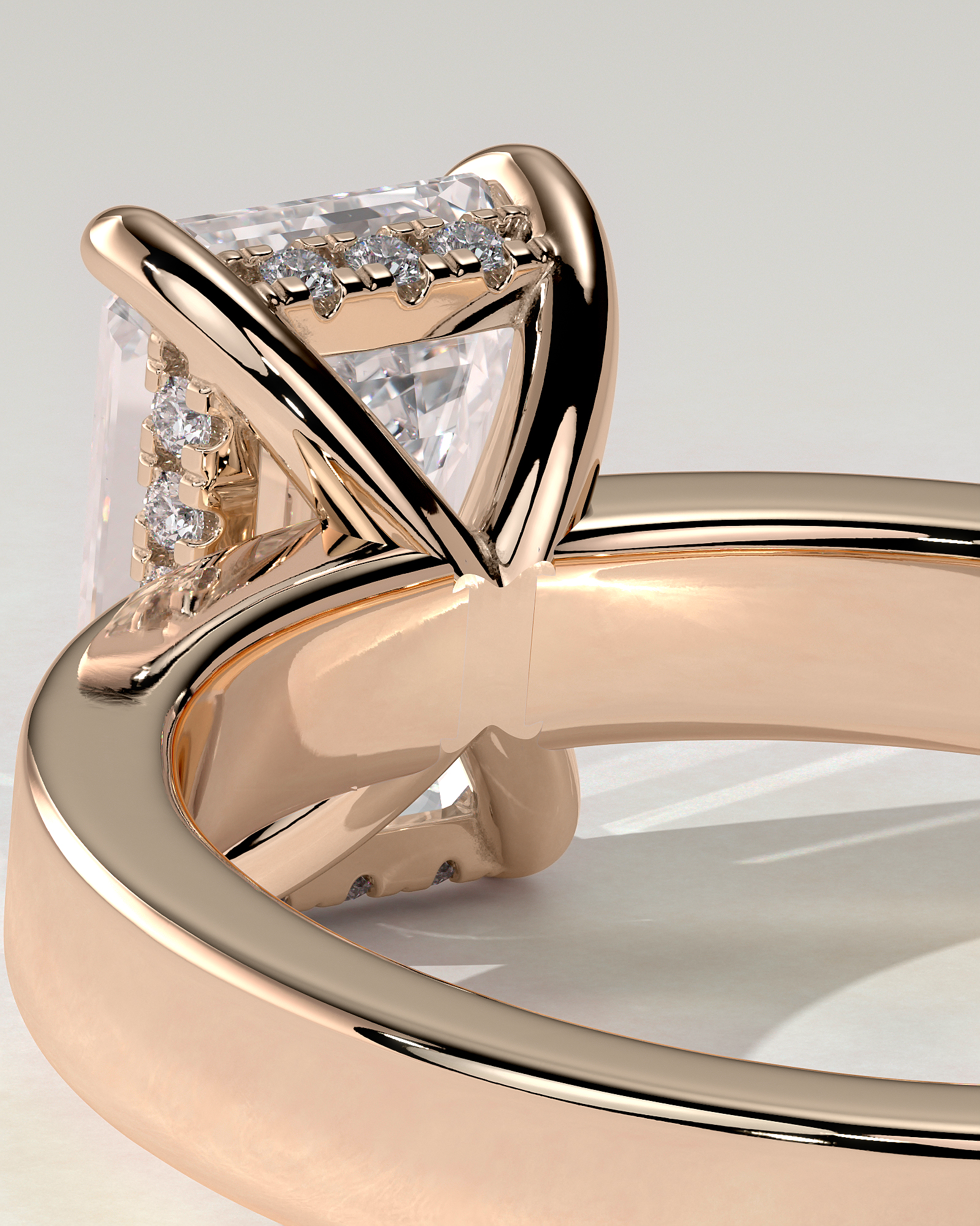 Carmella Bezel Round Ring